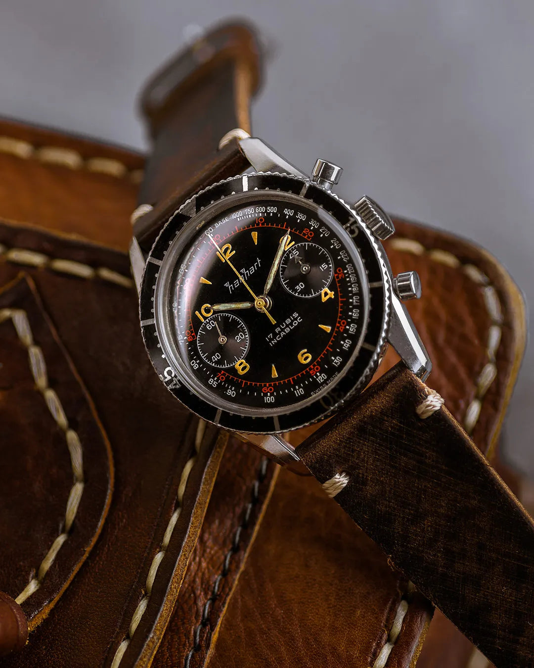 Fotografie der traditionellen Hanhart 415 ES, auf der die Neuauflage basiert