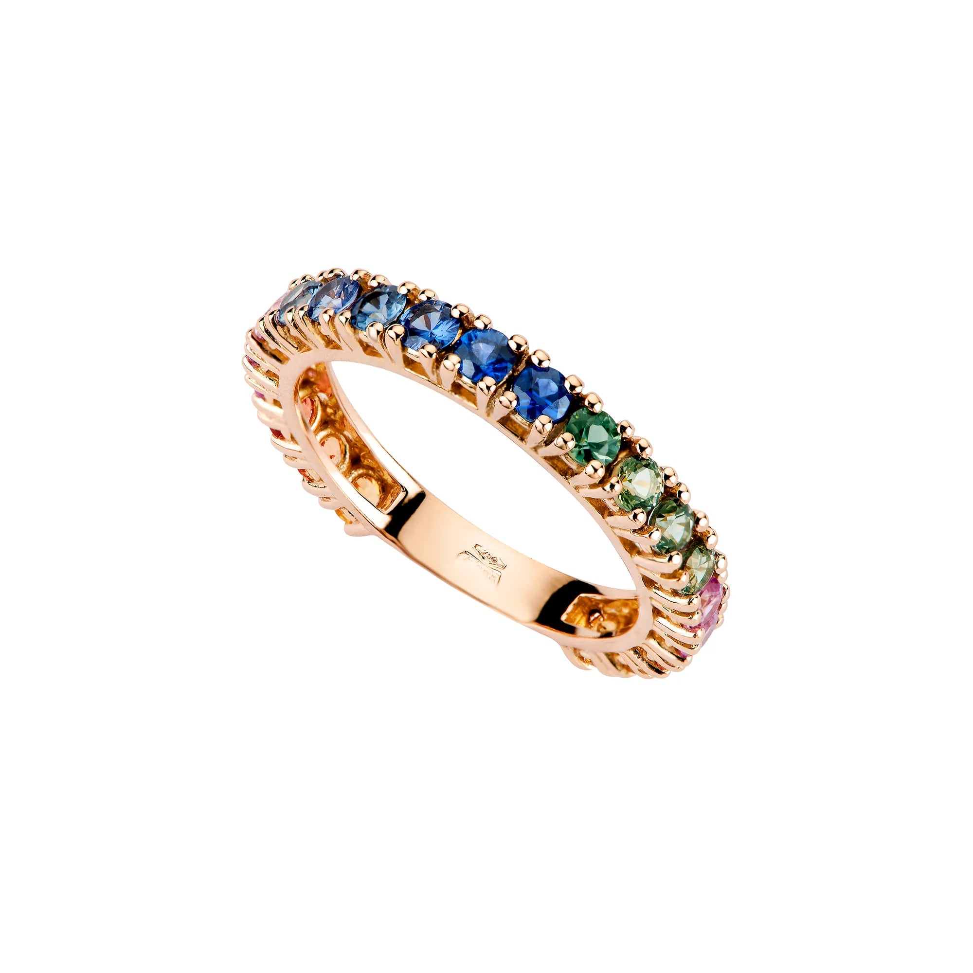 Memoire-Ring | Rainbow | 18 Karat Roségold