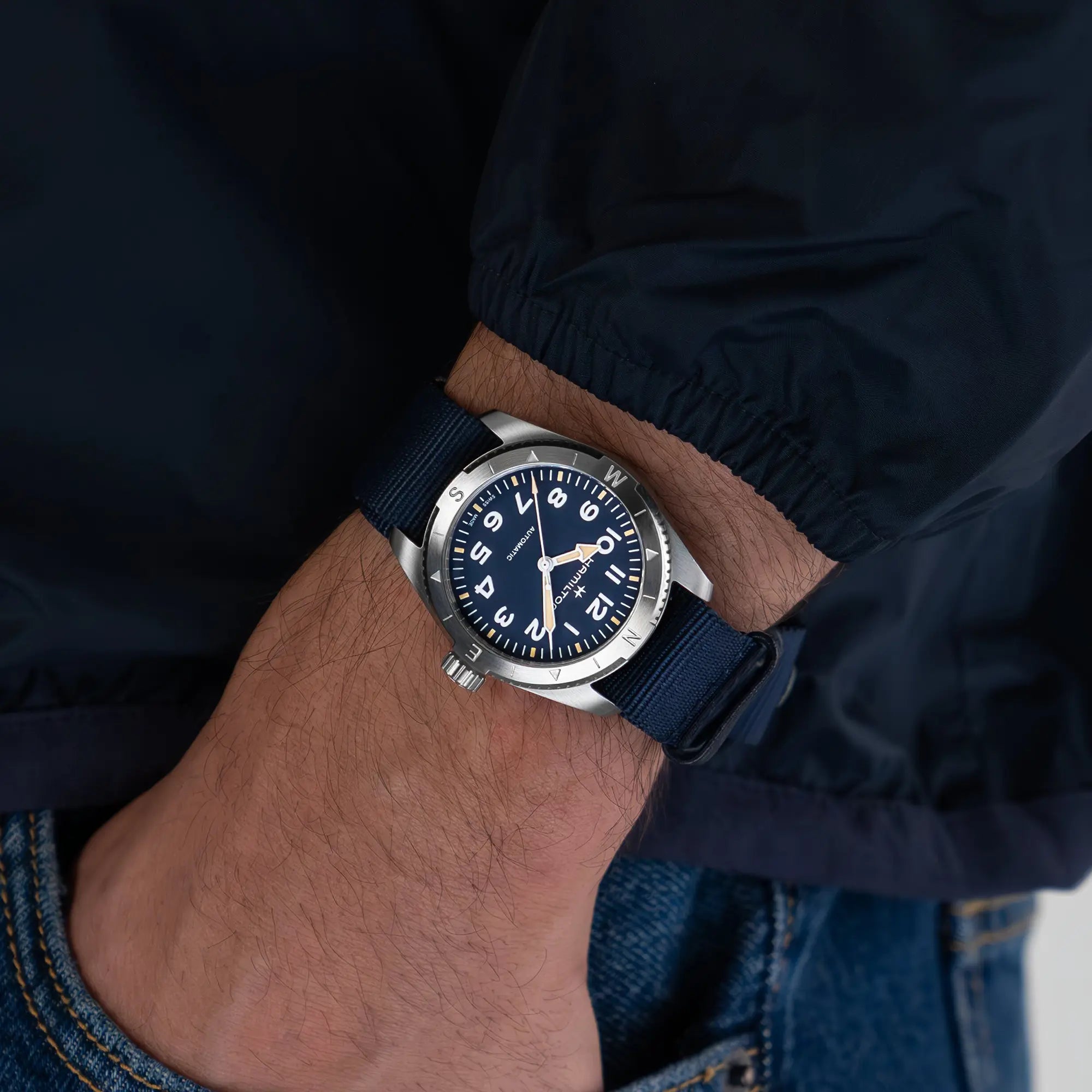 Khaki Field Expedition Auto | blau