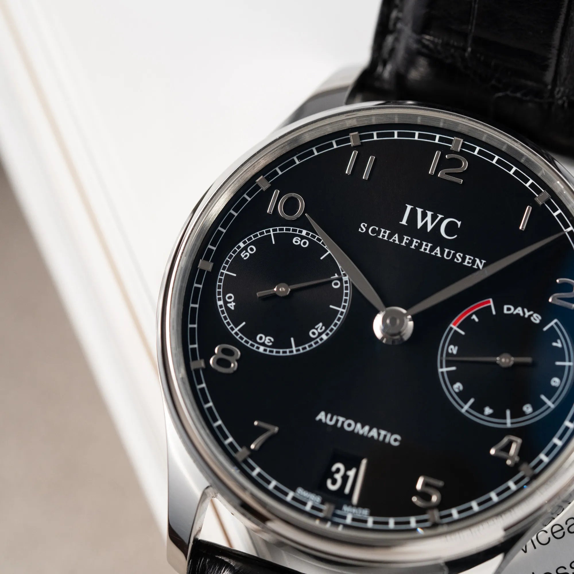 Portuguese Automatic 7 Days | IW5001 | Box & Papers | 2010