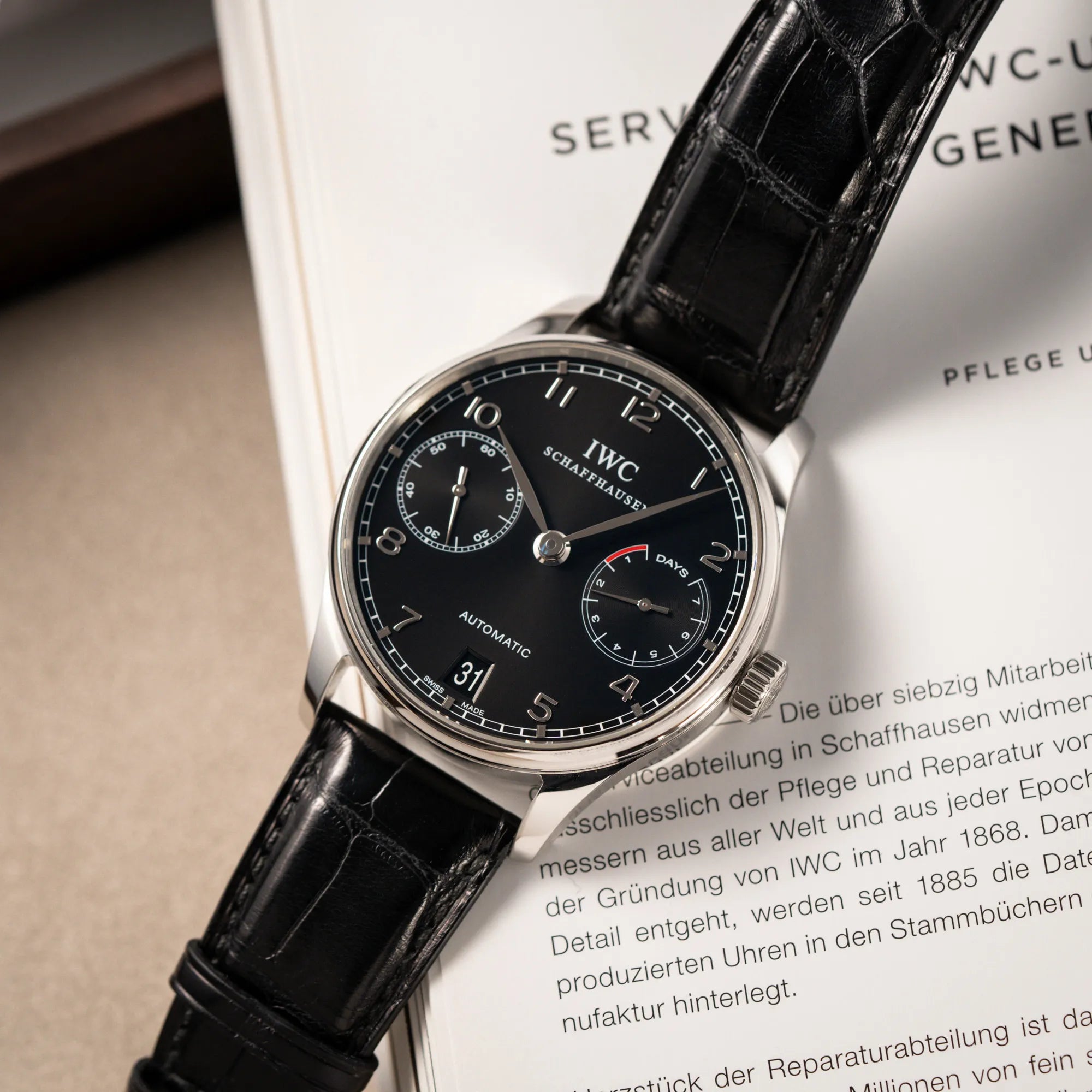 Portuguese Automatic 7 Days | IW5001 | Box & Papers | 2010