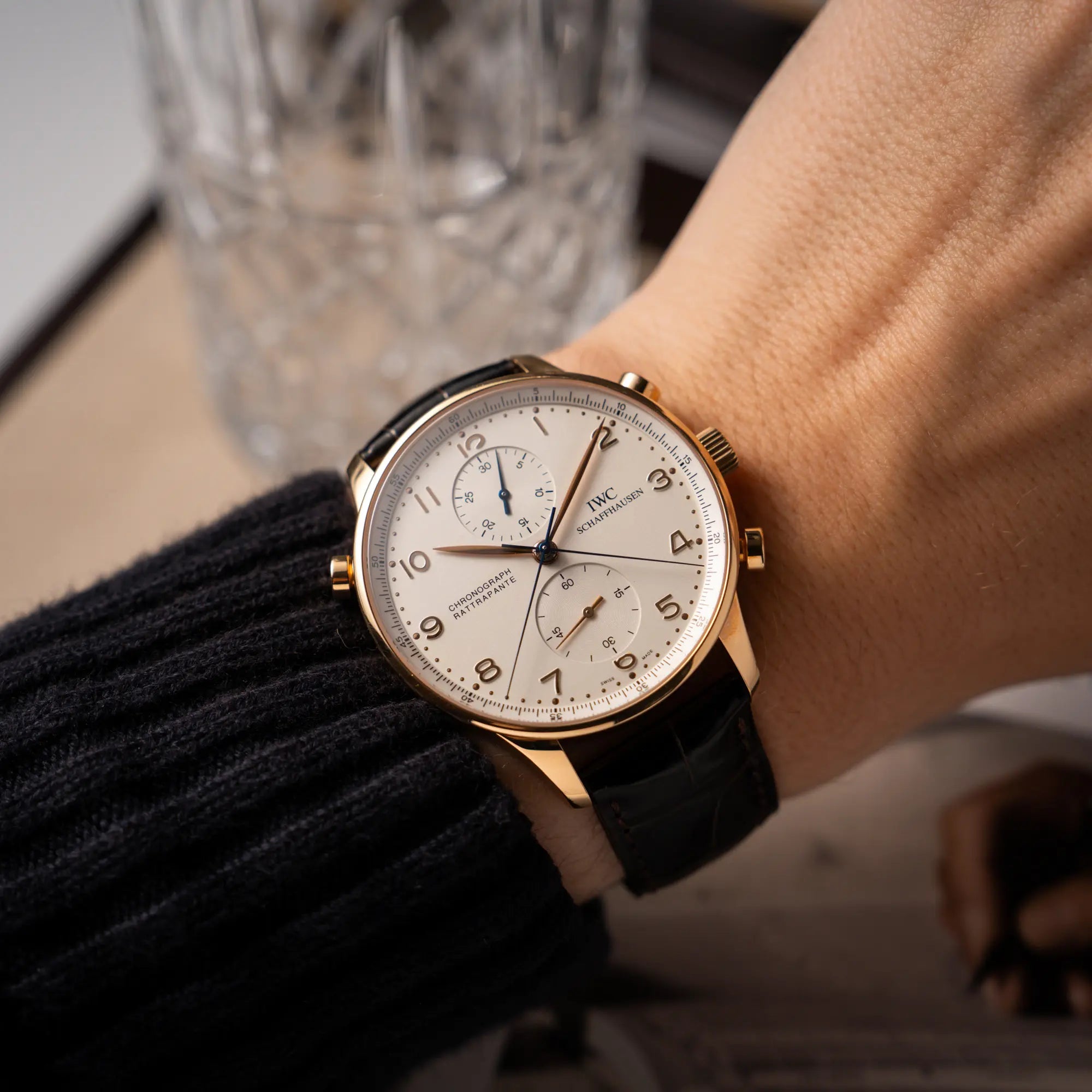 Portugieser Rattrapante Chronograph Rosé | IW3712 | Full-Set