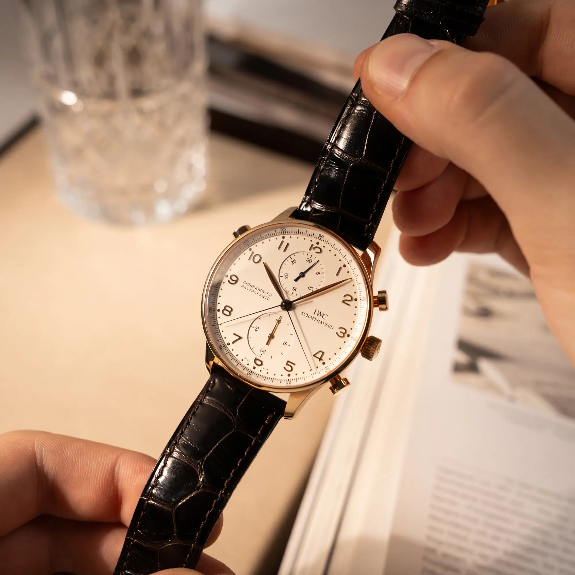 Portugieser Rattrapante Chronograph Rosé | IW3712 | Full-Set