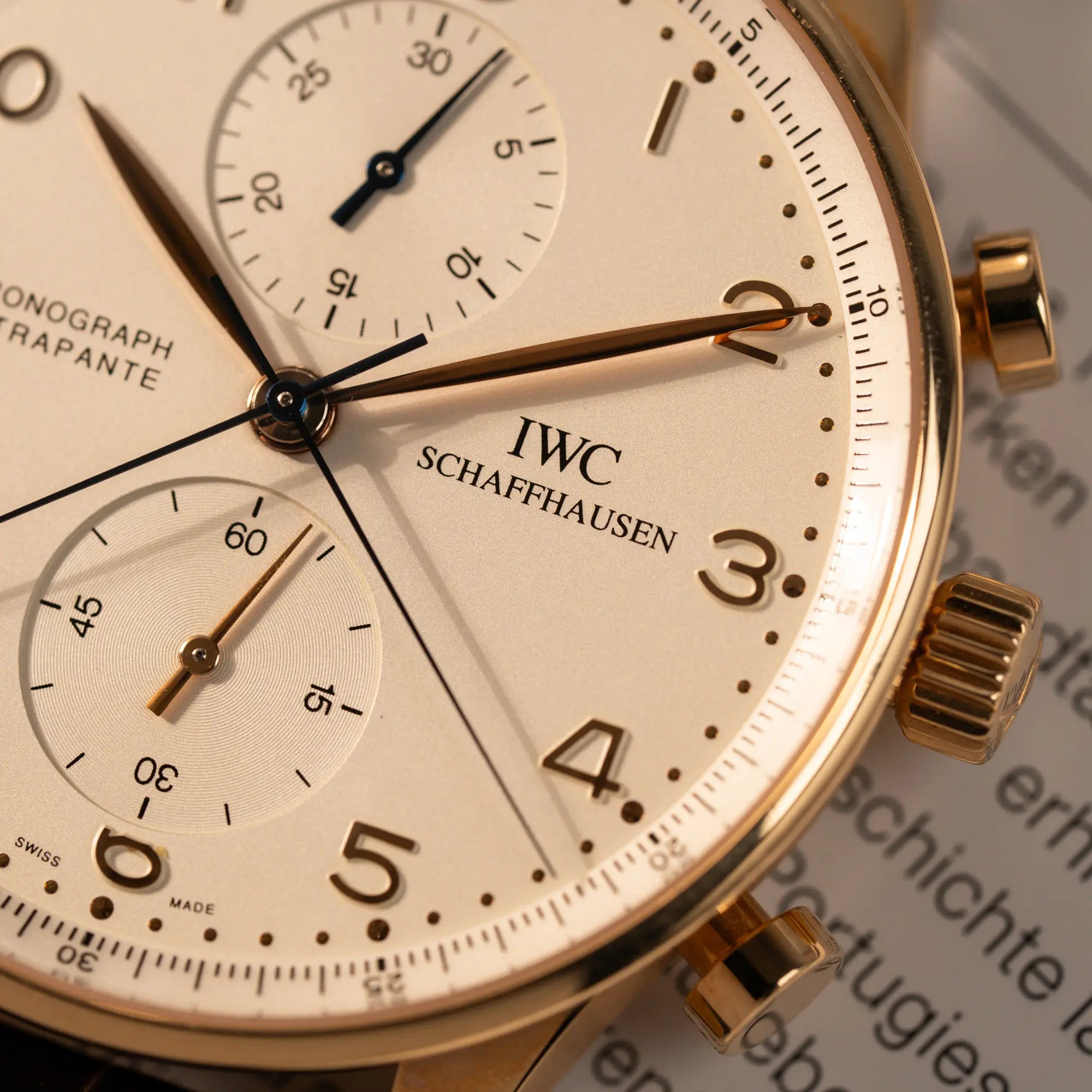 Portugieser Rattrapante Chronograph Rosé | IW3712 | Full-Set