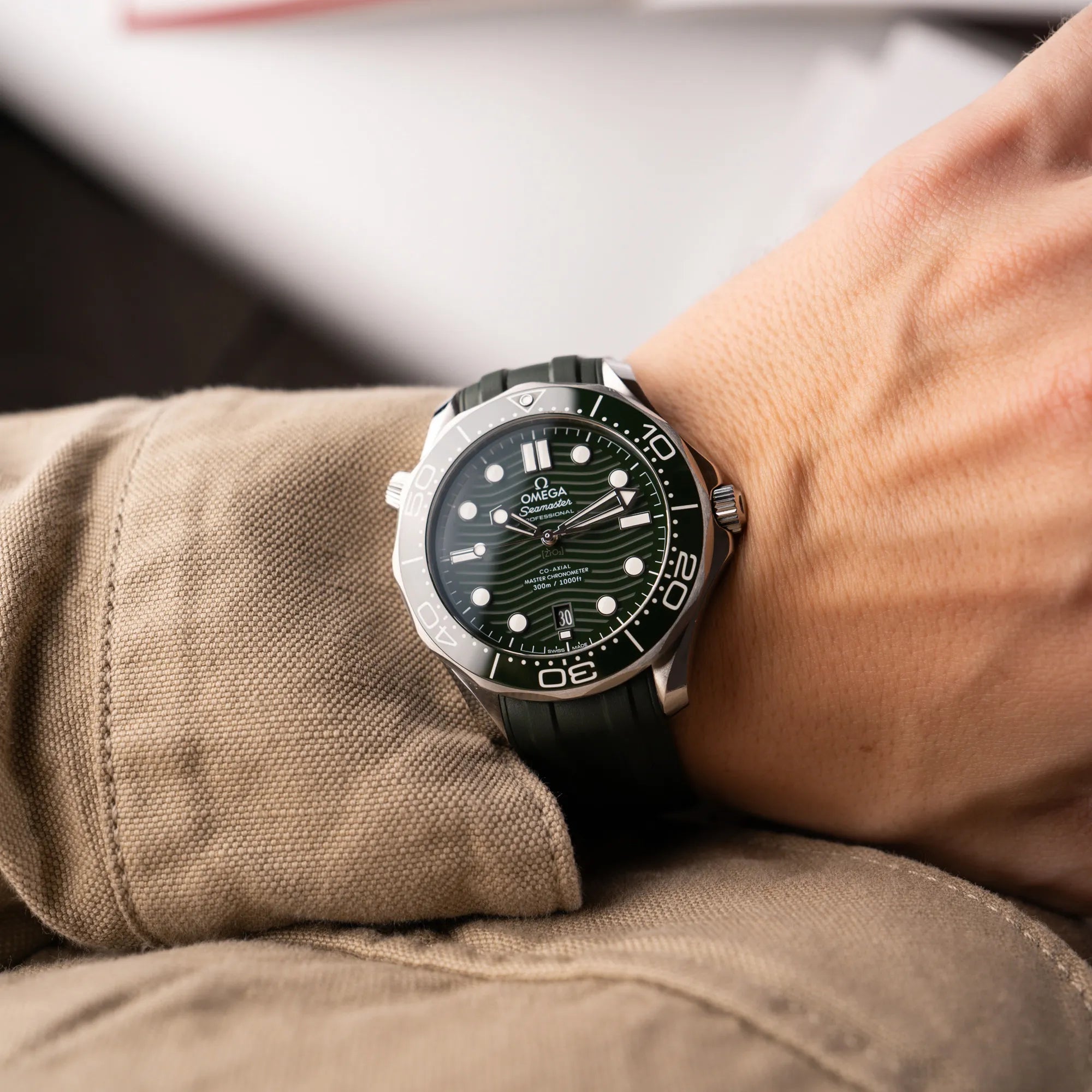 Seamaster Diver 300M | Green Dial | Full-Set 2023 | Faltschließe | DE