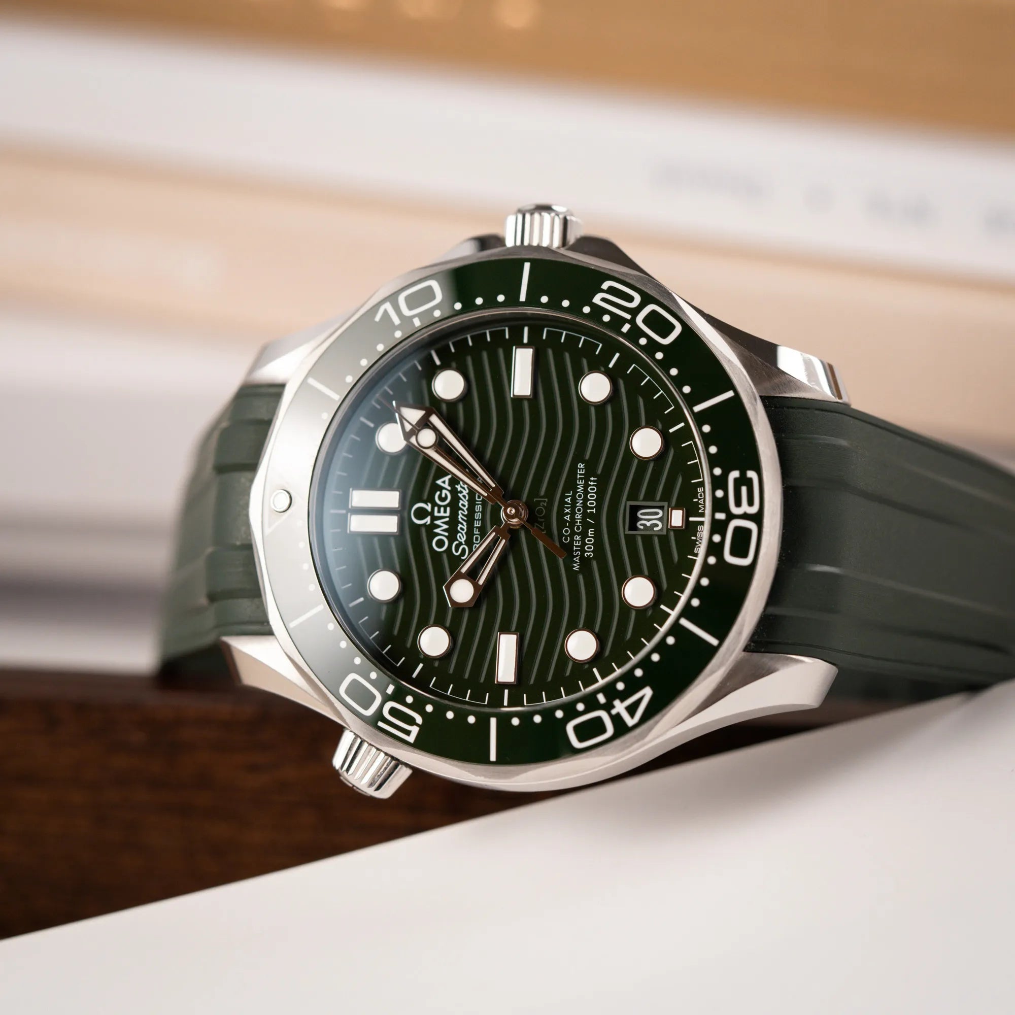 Seamaster Diver 300M | Green Dial | Full-Set 2023 | Faltschließe | DE