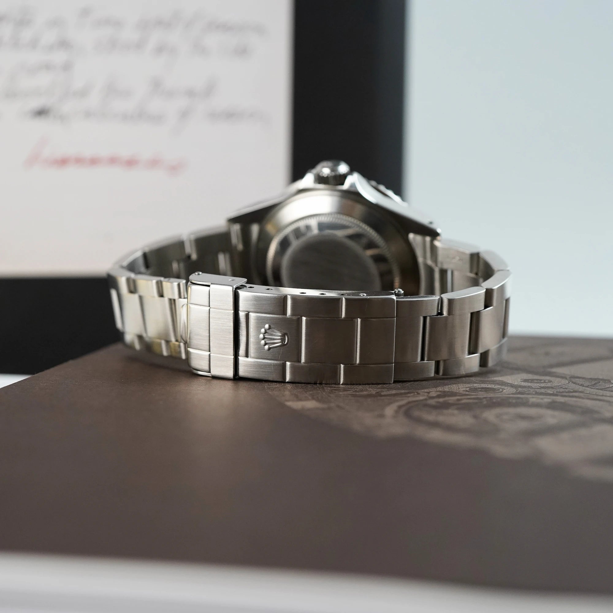 Faltschließe der Rolex Submariner Date in schwarz, Referenz 16610