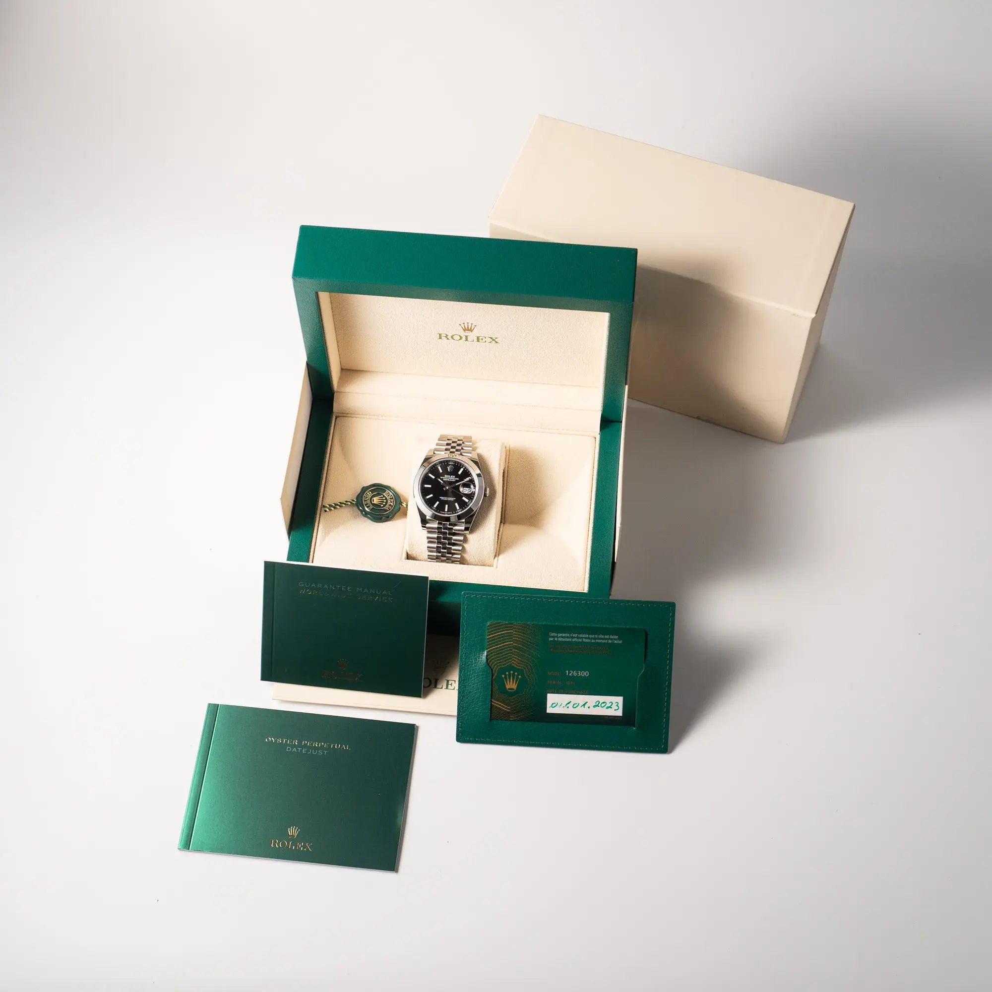Datejust 41 | 126300 | Box & Papiere 2023 Neu | Deutsche Uhr