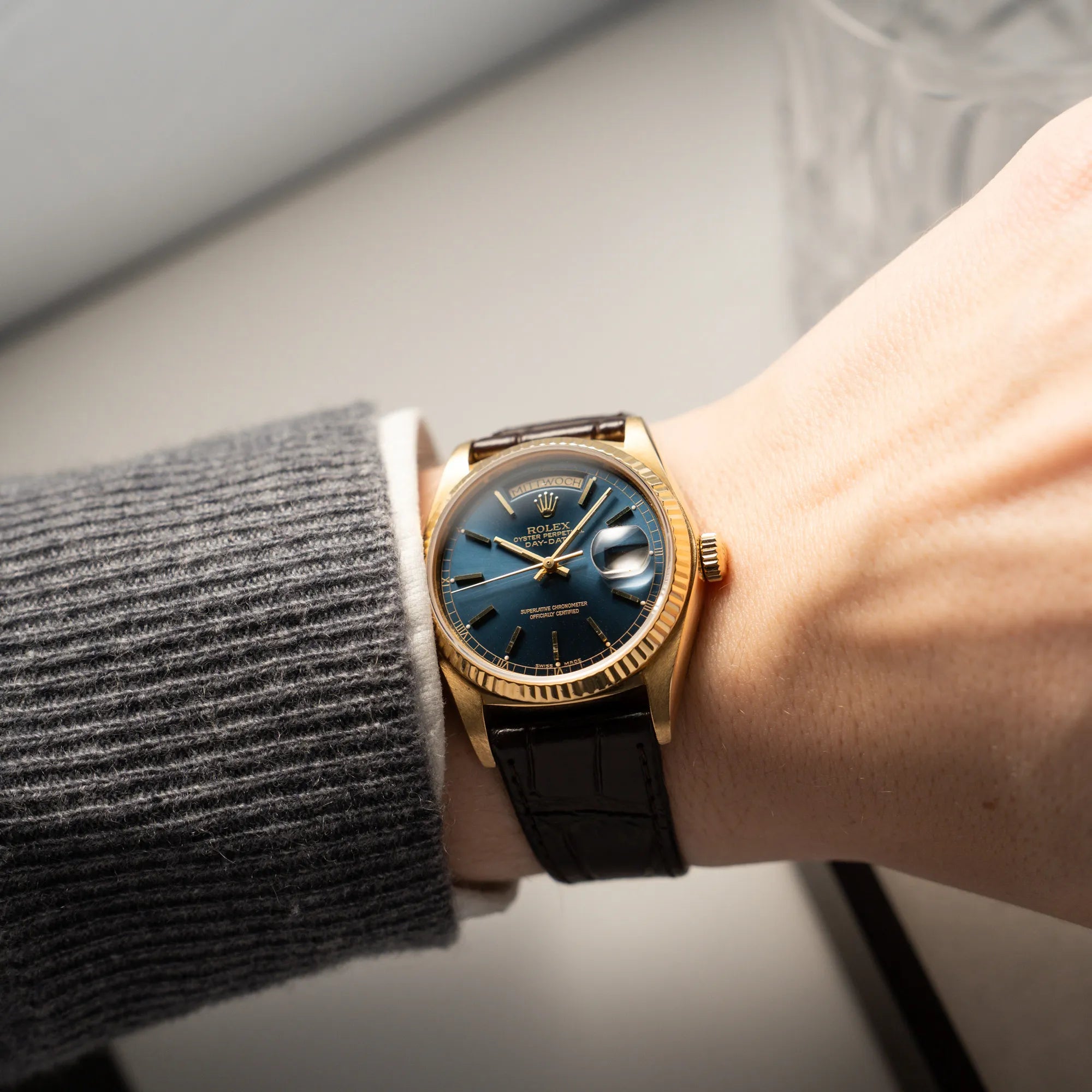 Day-Date 36 | 18038 | Box & Papiere | 1979 | LC100