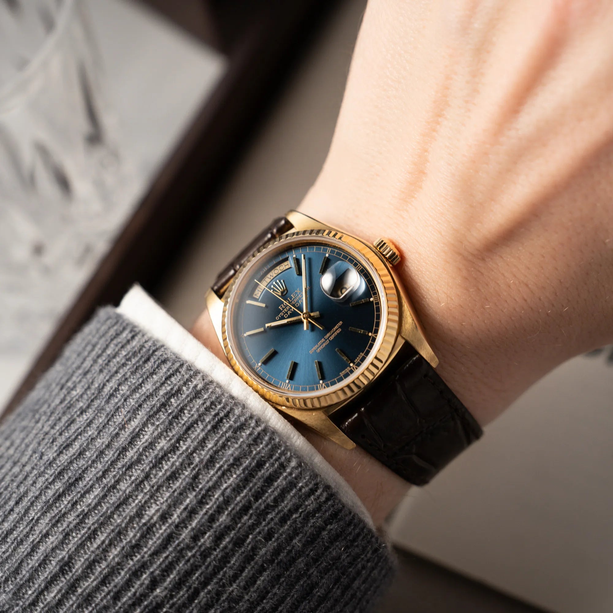 Day-Date 36 | 18038 | Box & Papiere | 1979 | LC100