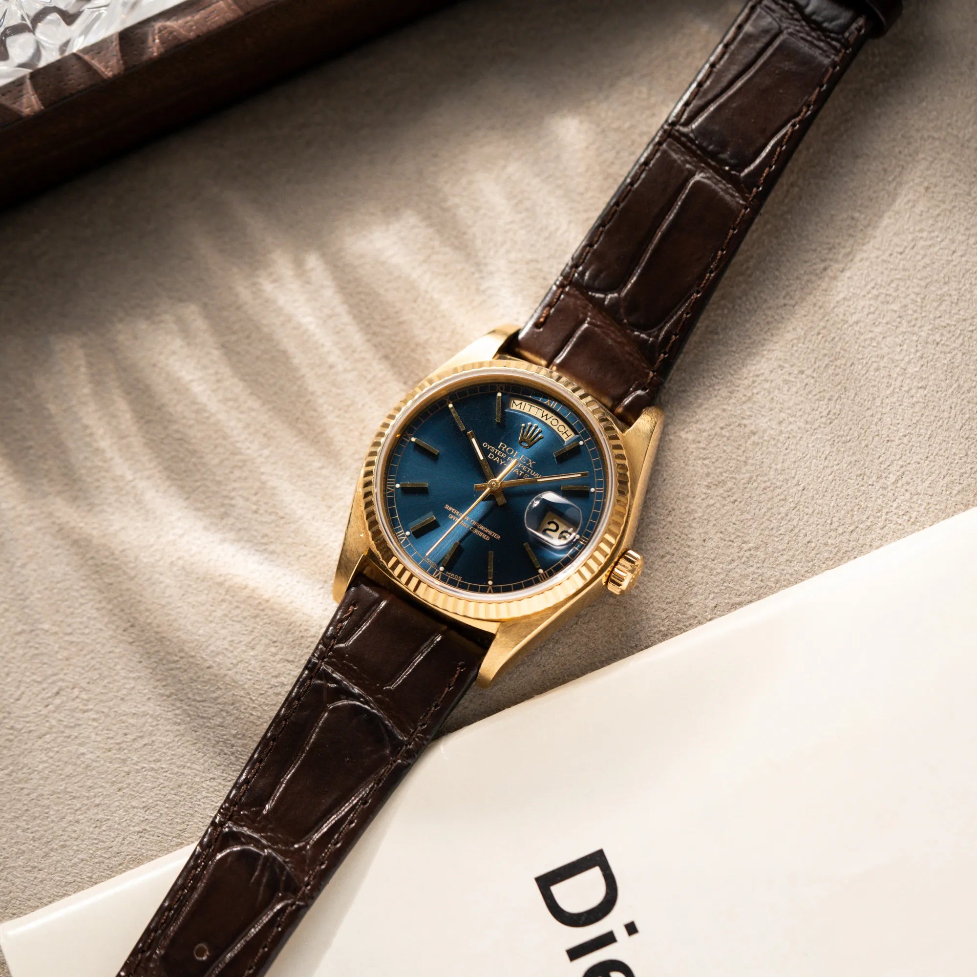 Day-Date 36 | 18038 | Box & Papiere | 1979 | LC100