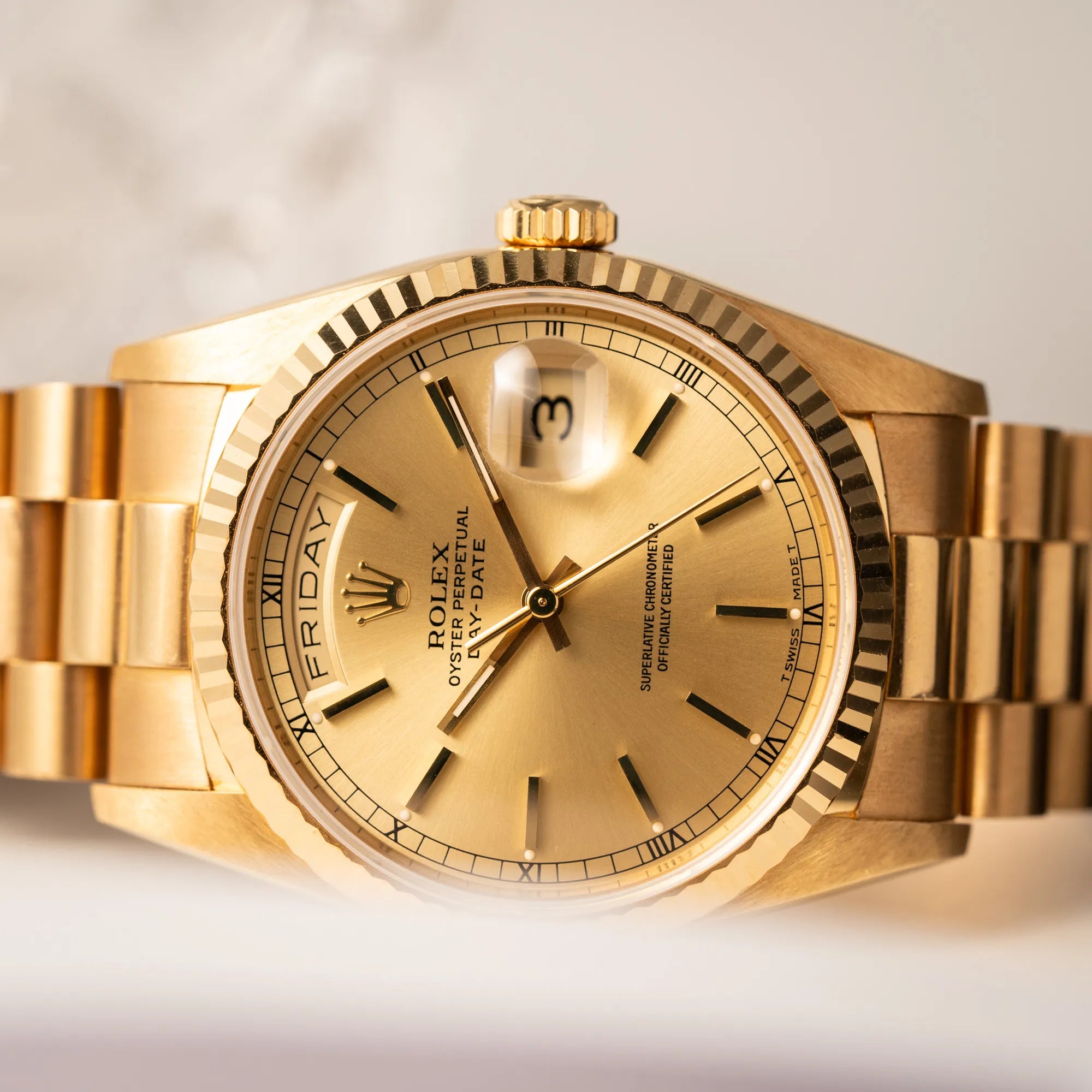 Day-Date 36 | 18238 | Box & Papiere 1990 | Sammlerstück