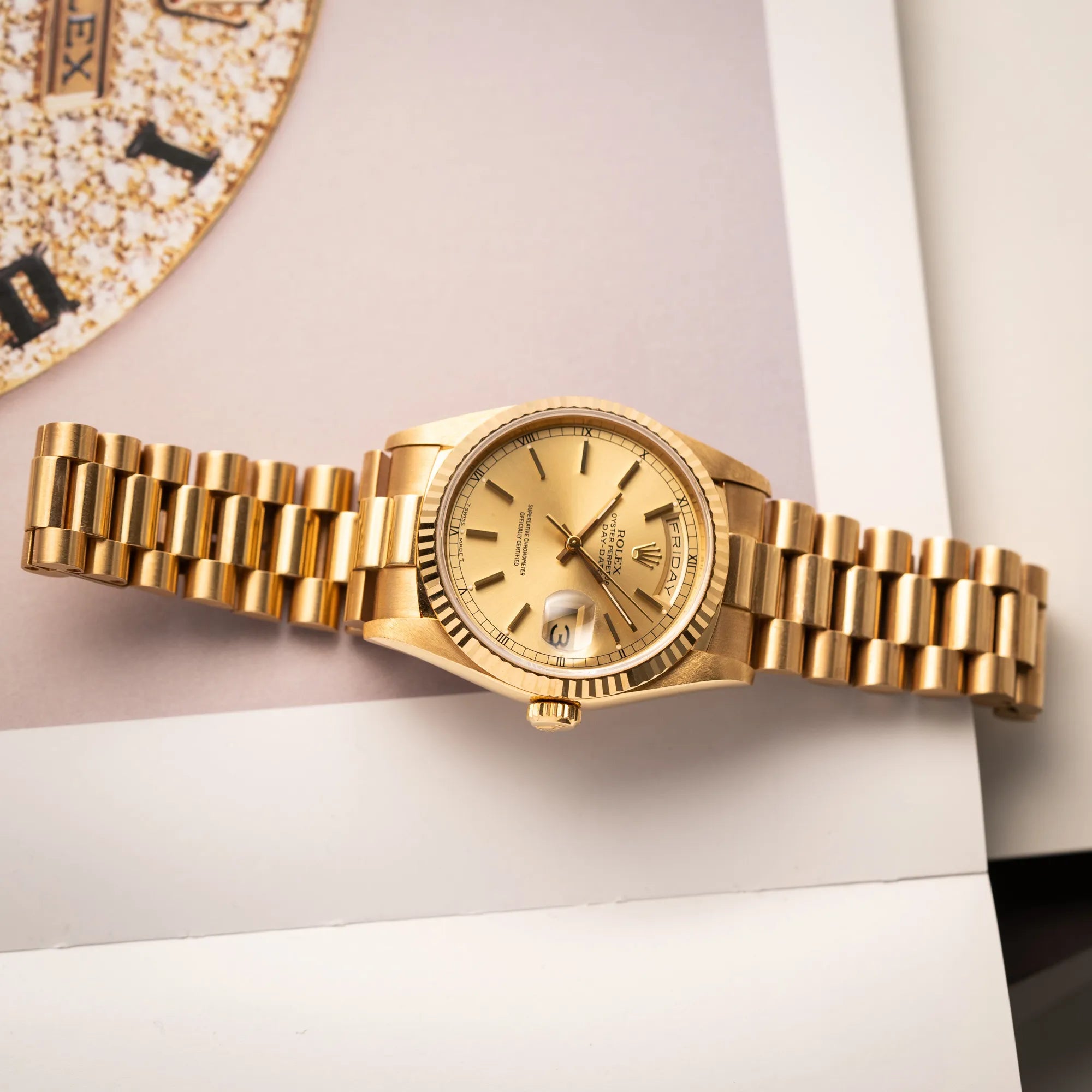 Day-Date 36 | 18238 | Box & Papiere 1990 | Sammlerstück