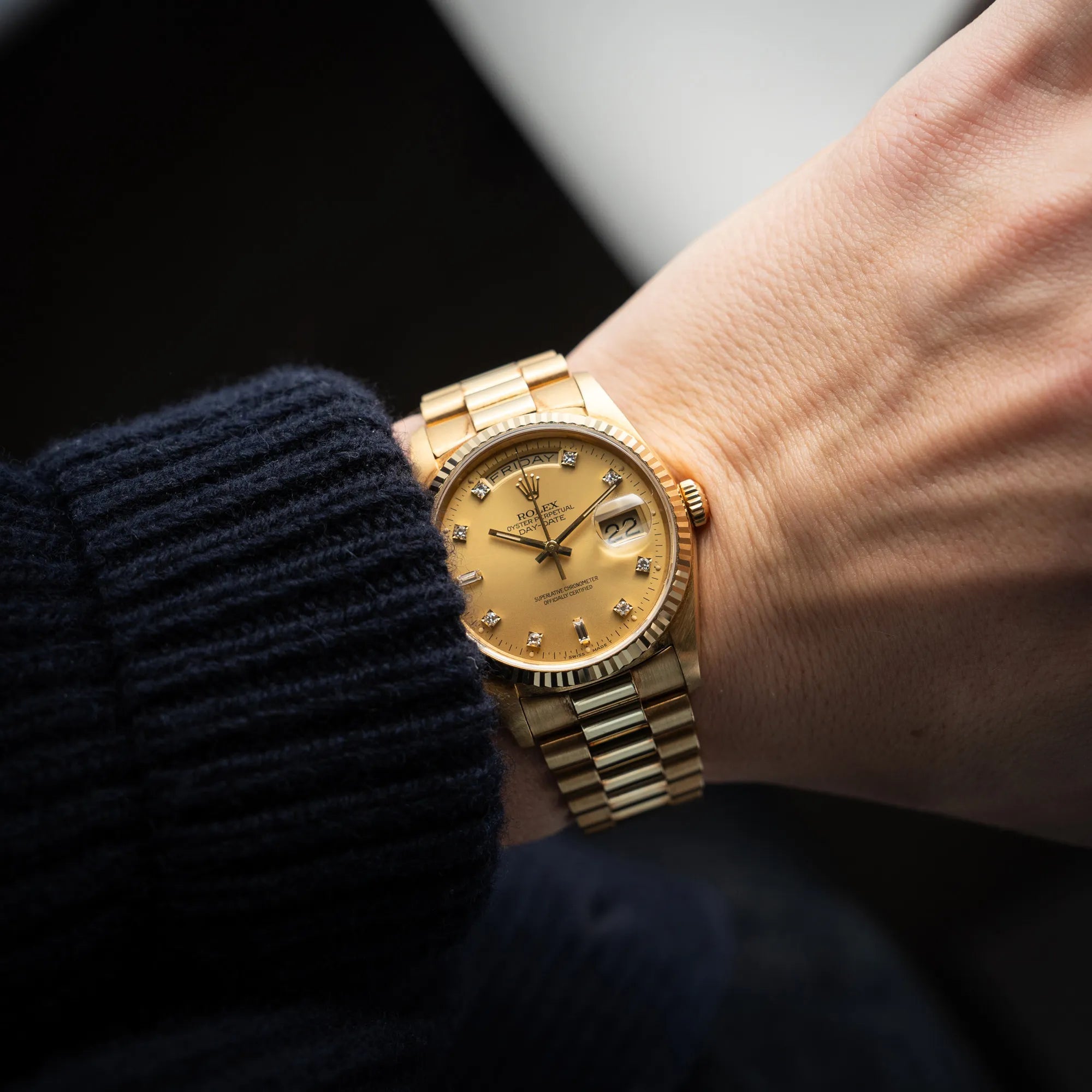 Day-Date 36 | 18238 | Box & Papers 1999 A-Serial | Diamond