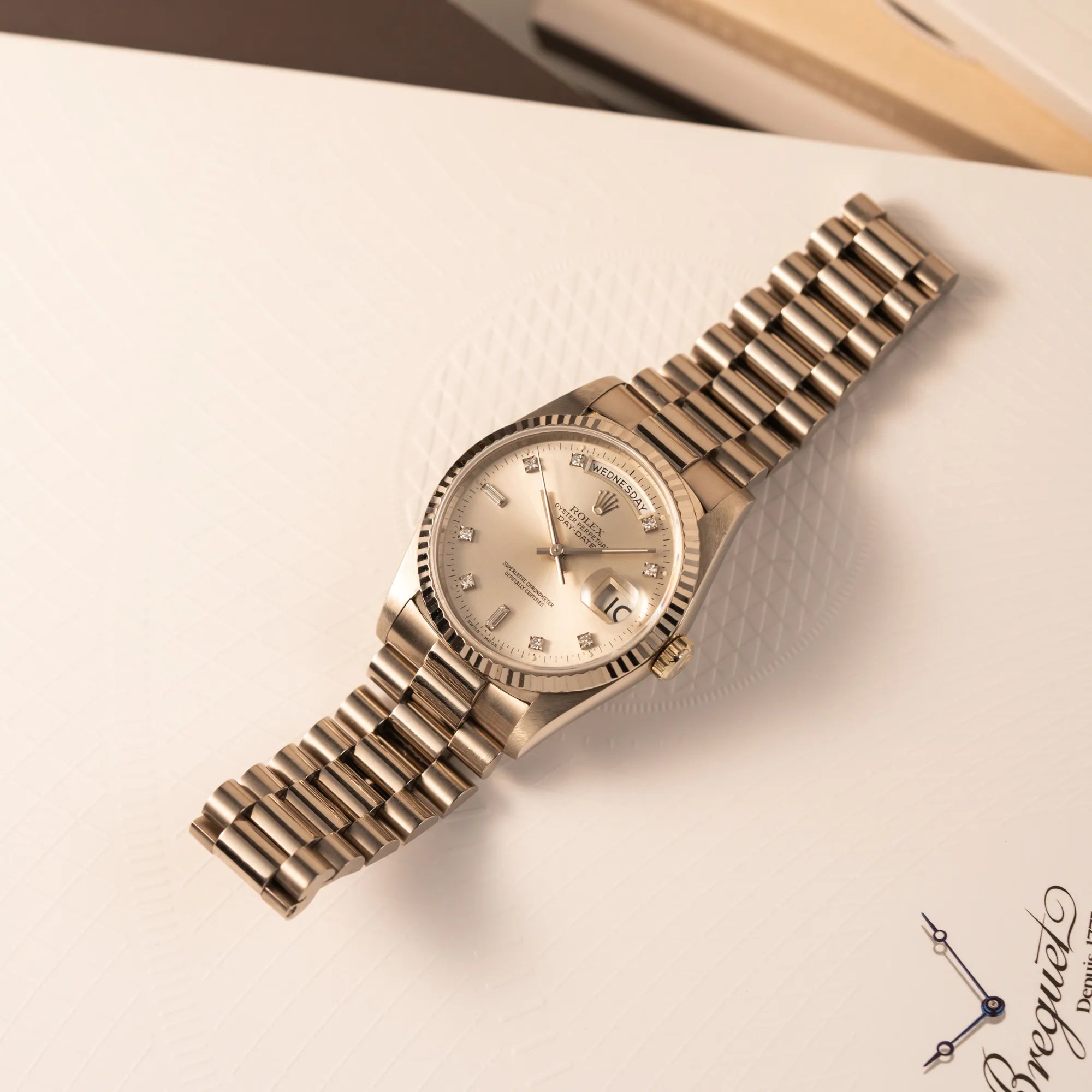 Day-Date 36 Weißgold Dia | 18239 | Box & Papiere | 1995