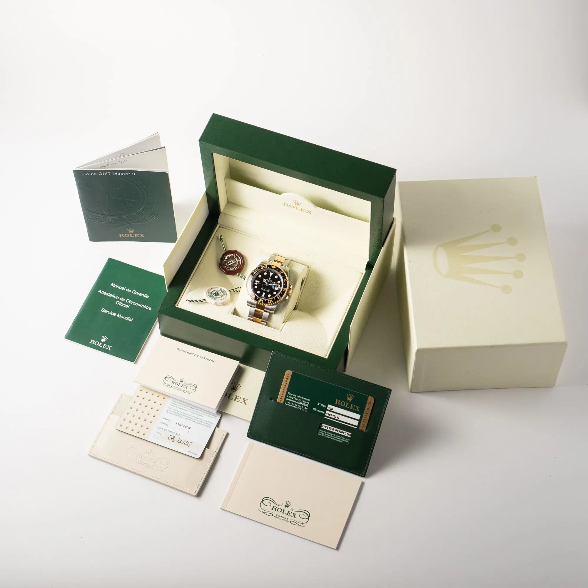 GMT-Master II | 116713LN | Box & Papers 2011 | CPO 25 LC100