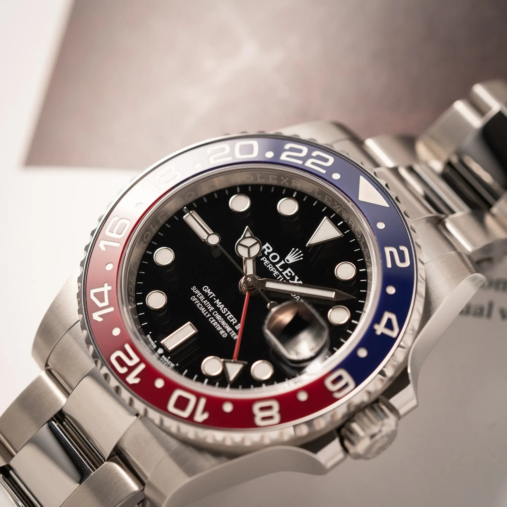 GMT-Master II Pepsi | 126710BLRO | Full-Set 21 | Neu LC100