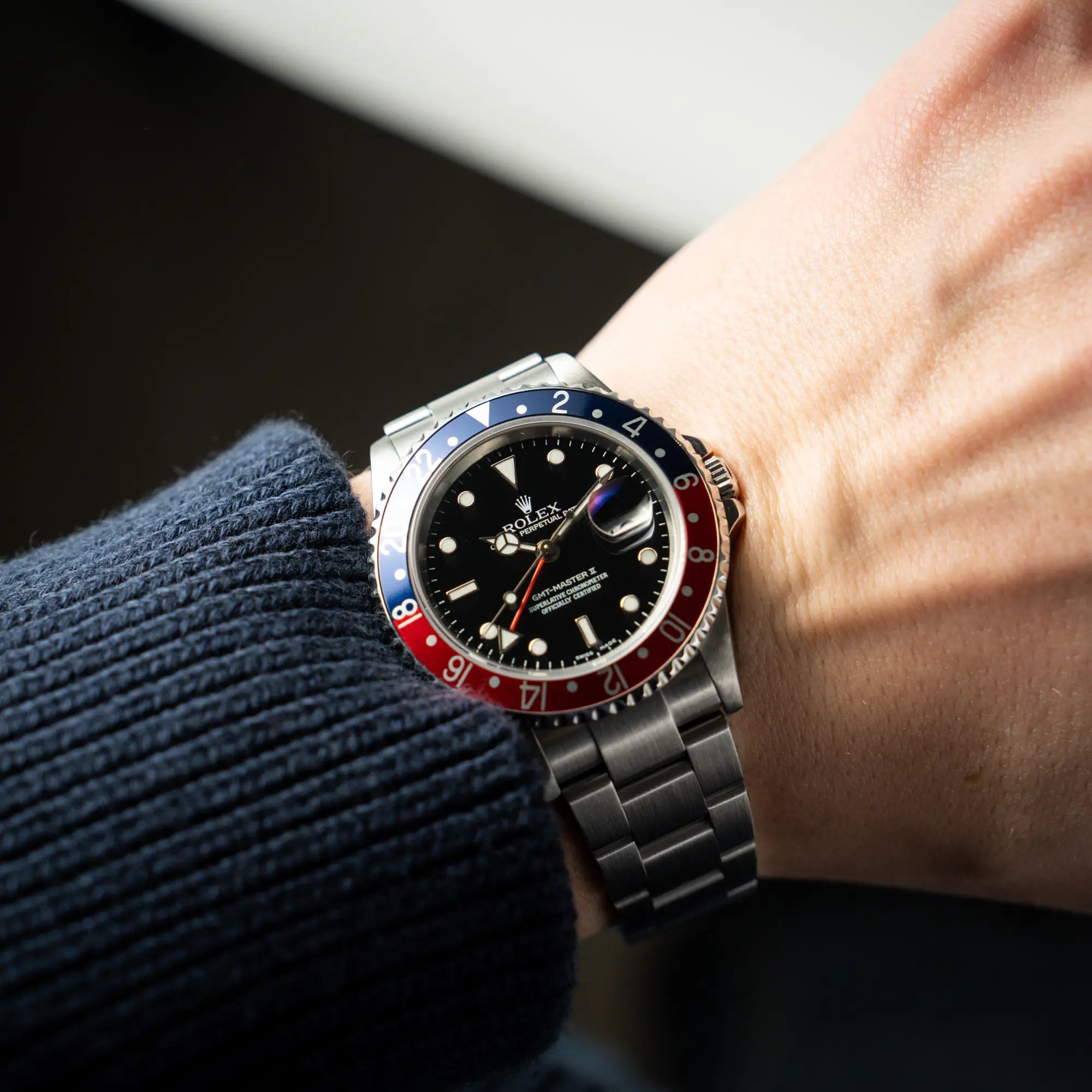 GMT-Master II Pepsi | 16710 | Box & Papiere 2005 | No Hole