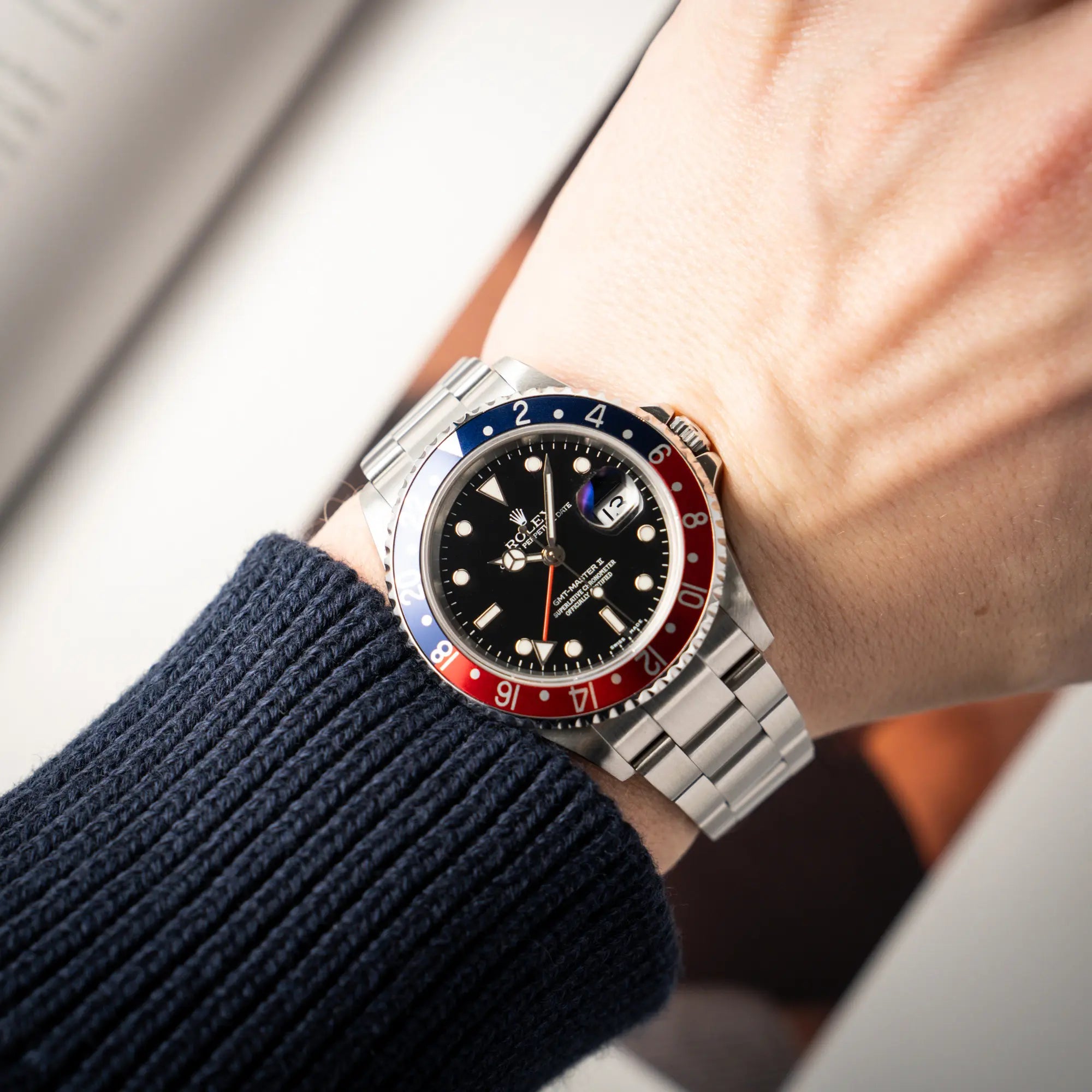 GMT-Master II Pepsi | 16710 | Box & Papiere 2005 | No Hole