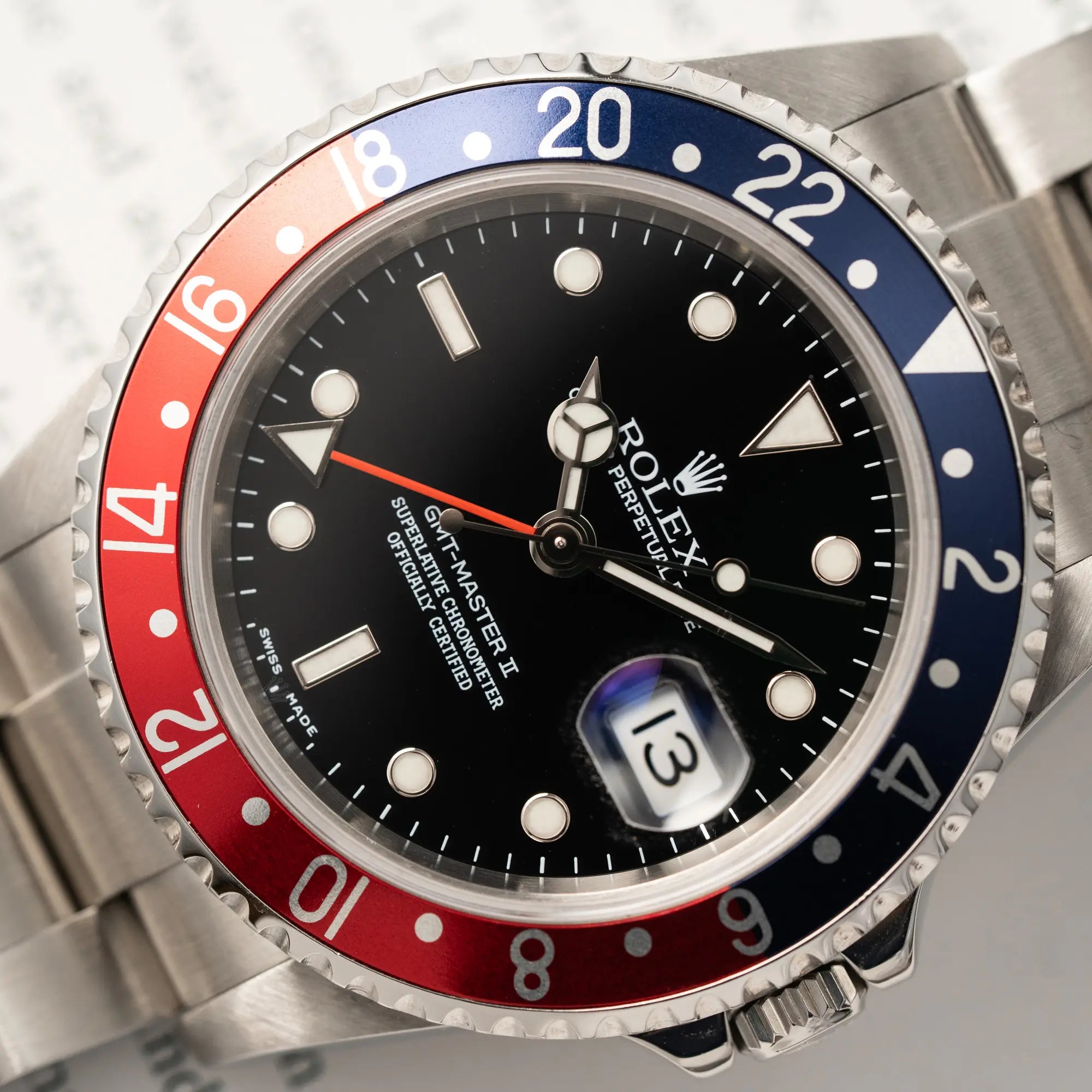 GMT-Master II Pepsi | 16710 | Box & Papiere 2005 | No Hole