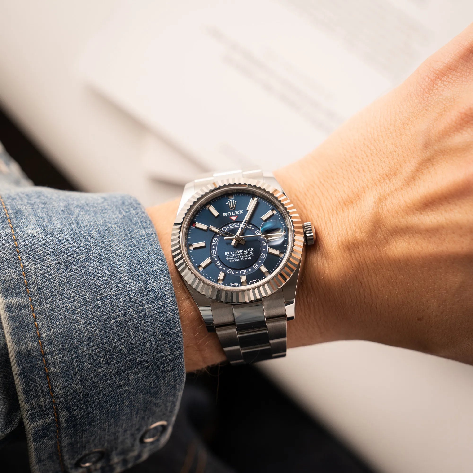 Sky-Dweller Blue | 326934 | Full-Set 2019 | LC100