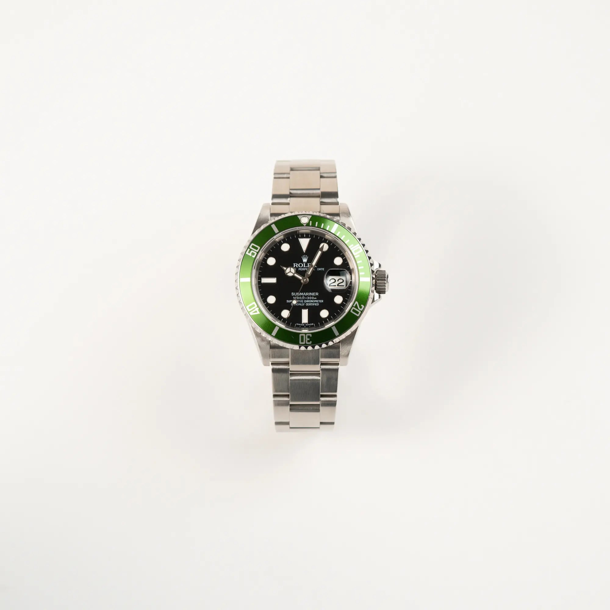 Submariner Date "Kermit" | 16610LV | Full-Set Service 21