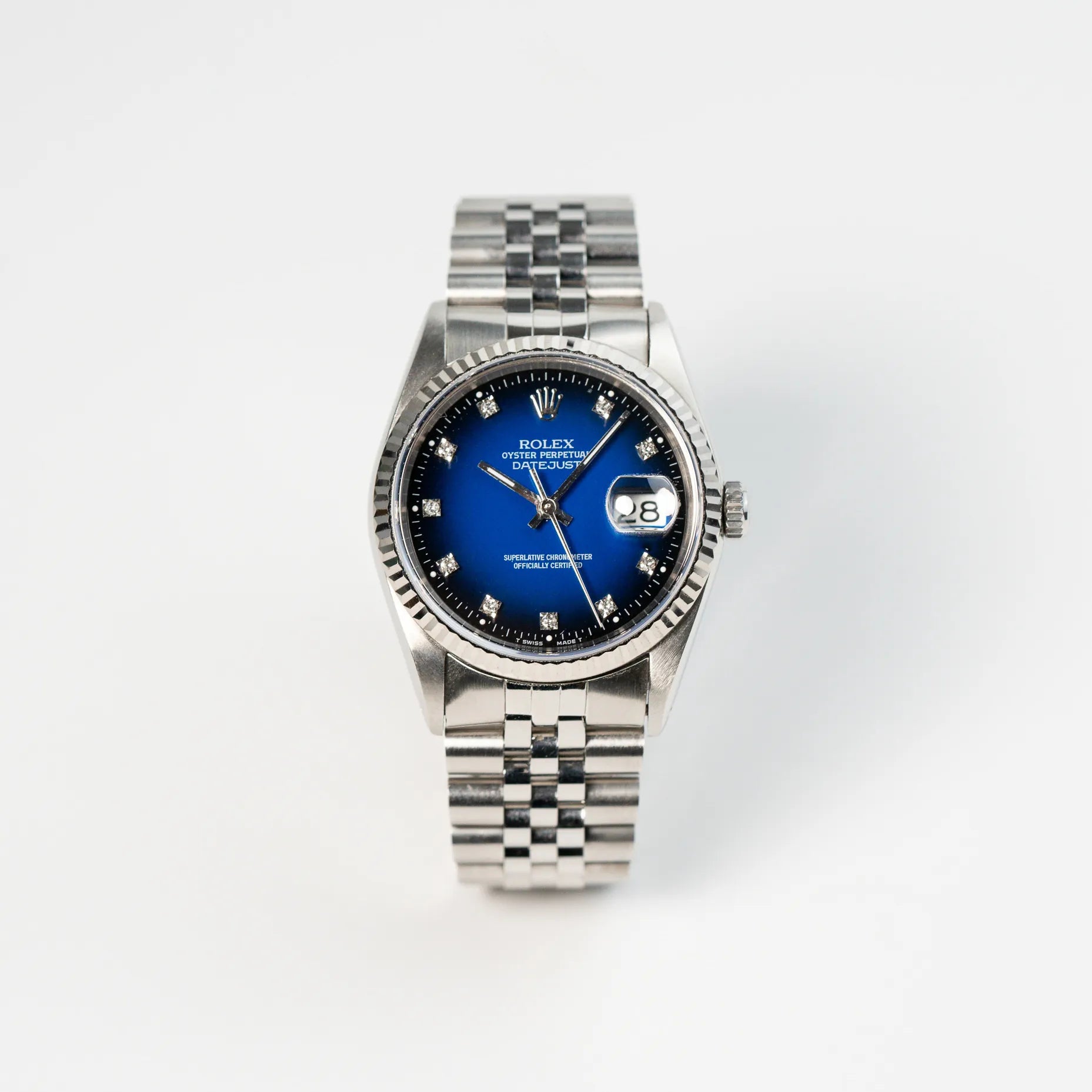 Datejust 36 16234 Full Set 1991 Degrade Diamond Dial