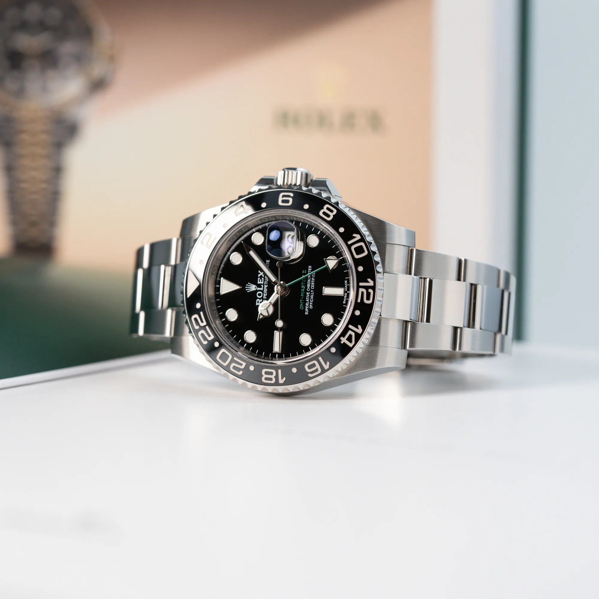 Rolex GMT-Master II 116710LN Full-Set 2018 As good as new