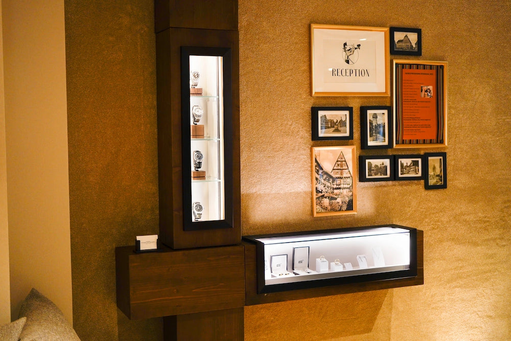 Blick auf die Rezeption des Hotels Goldene Rose in Dinkelsbühl