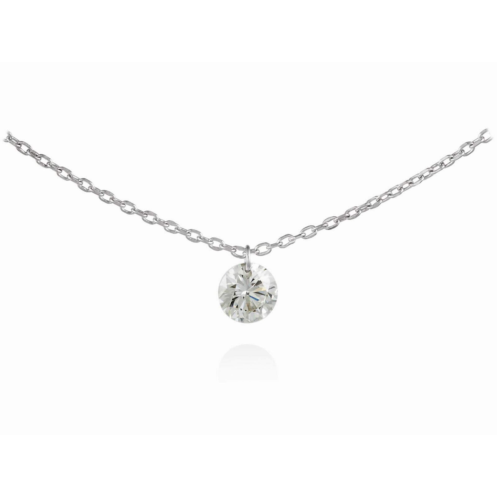 Flying Diamond Necklace | 0.25ct Diamond