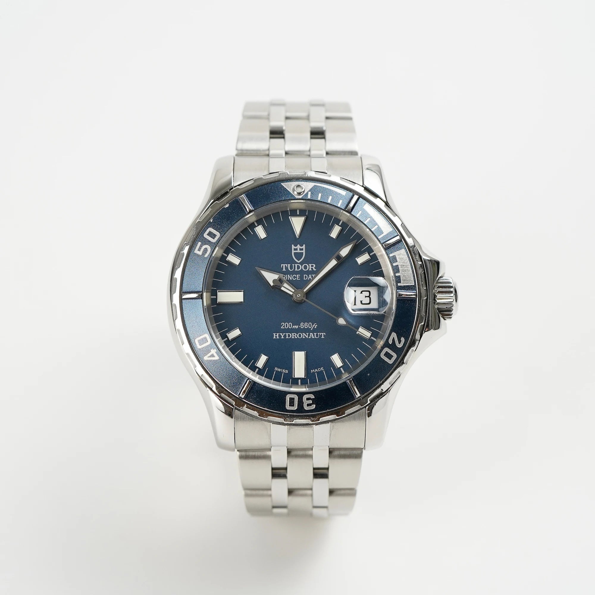 Hydronaut Prince Date 89190 Box Blue Dial
