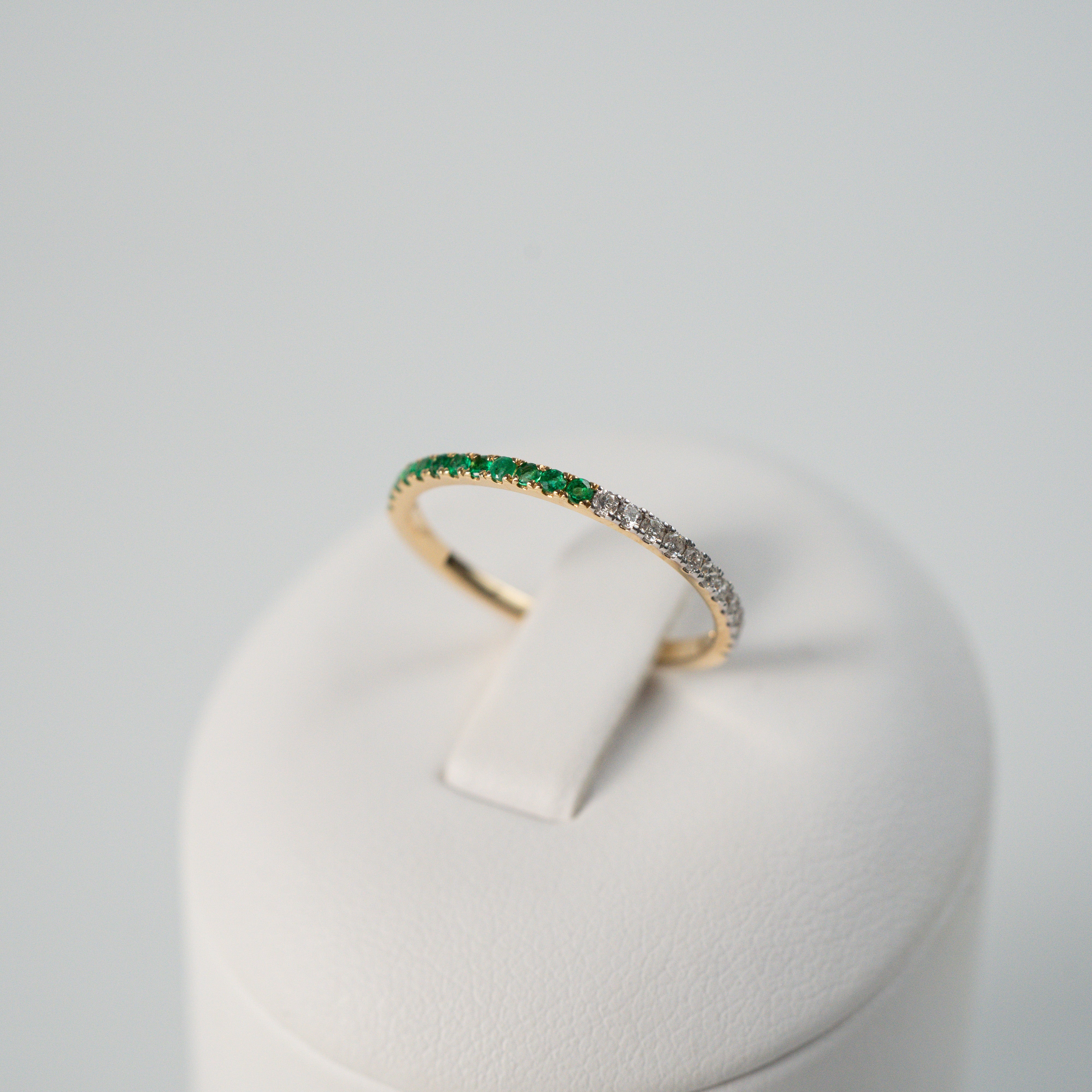 Smaragd Brilliant Ring