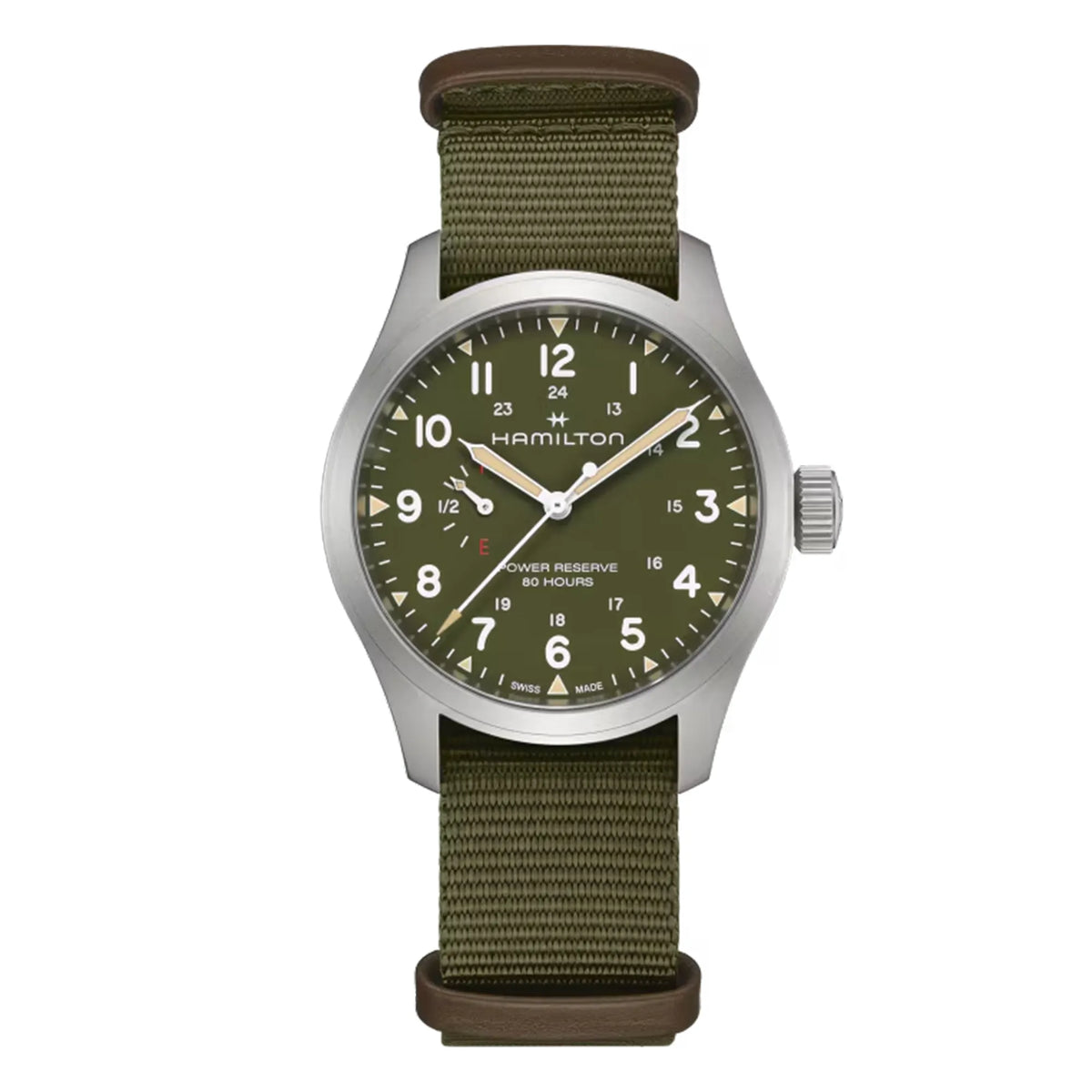 Khaki Field Power Reserve | 40 mm | olivgrün