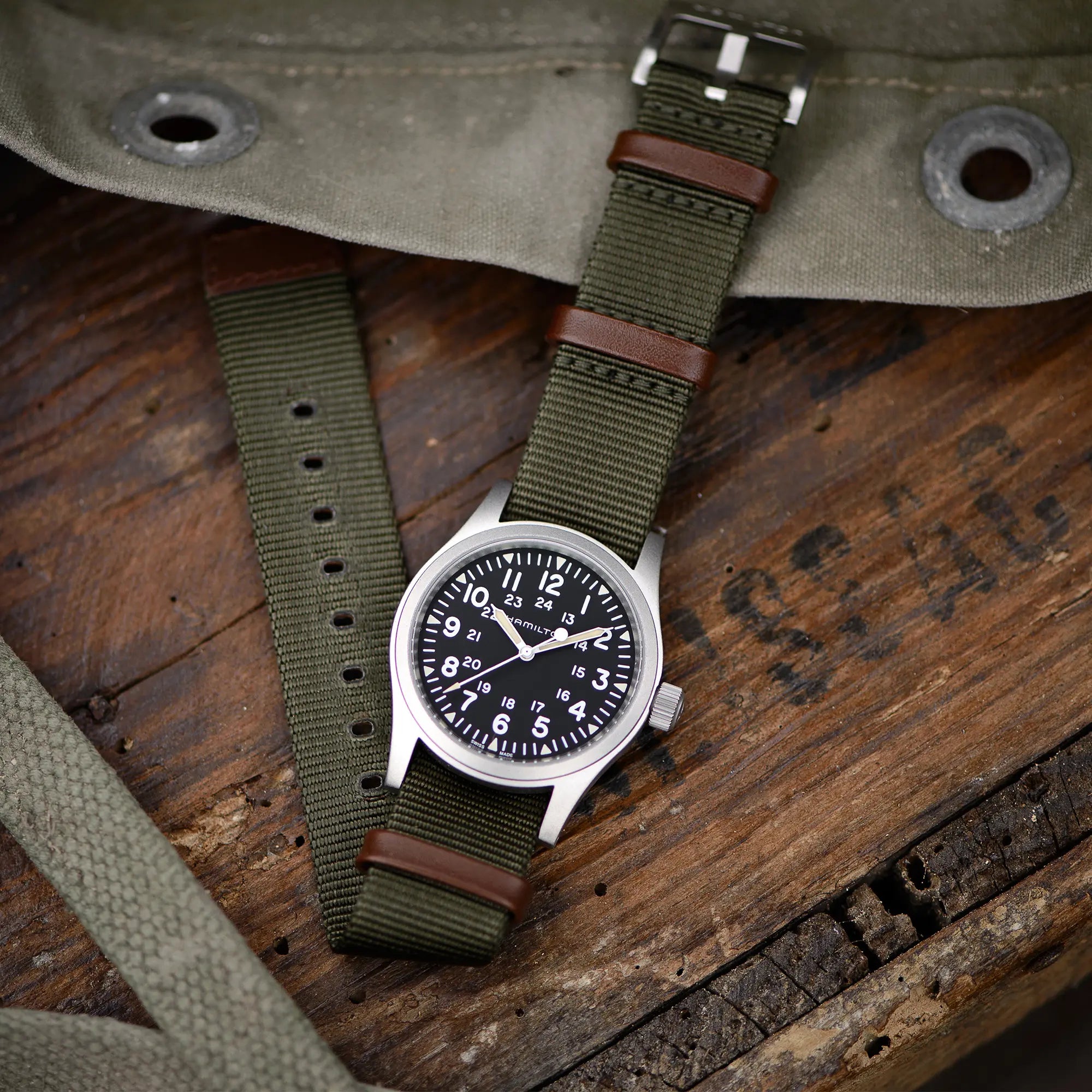 Khaki Field Mechanical | 38mm | schwarz