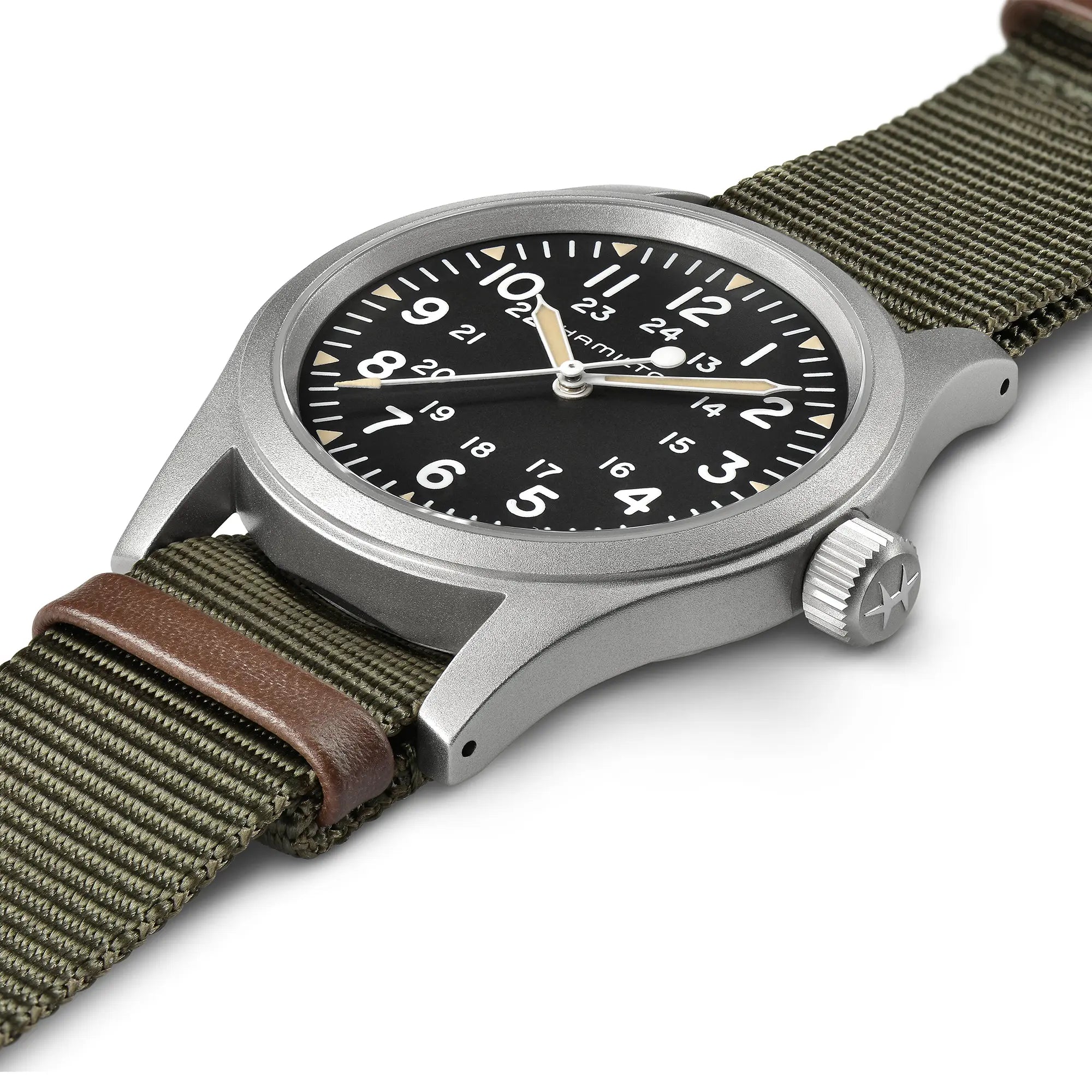 Khaki Field Mechanical | 38mm | schwarz