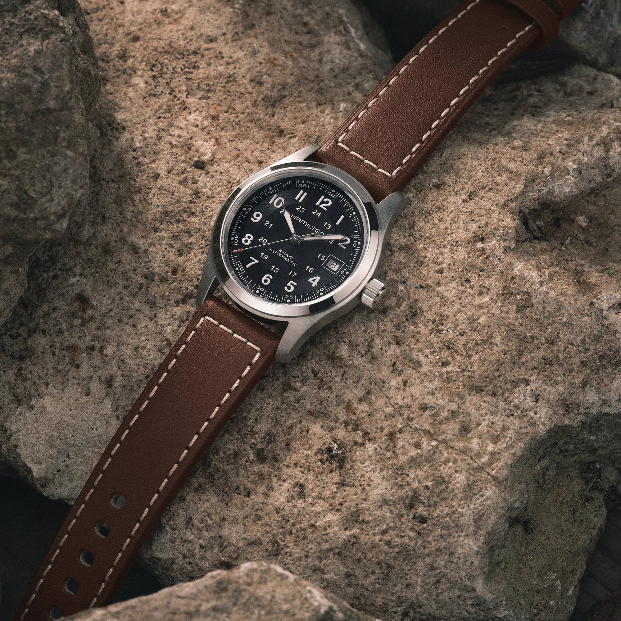Khaki Field Auto | 38mm