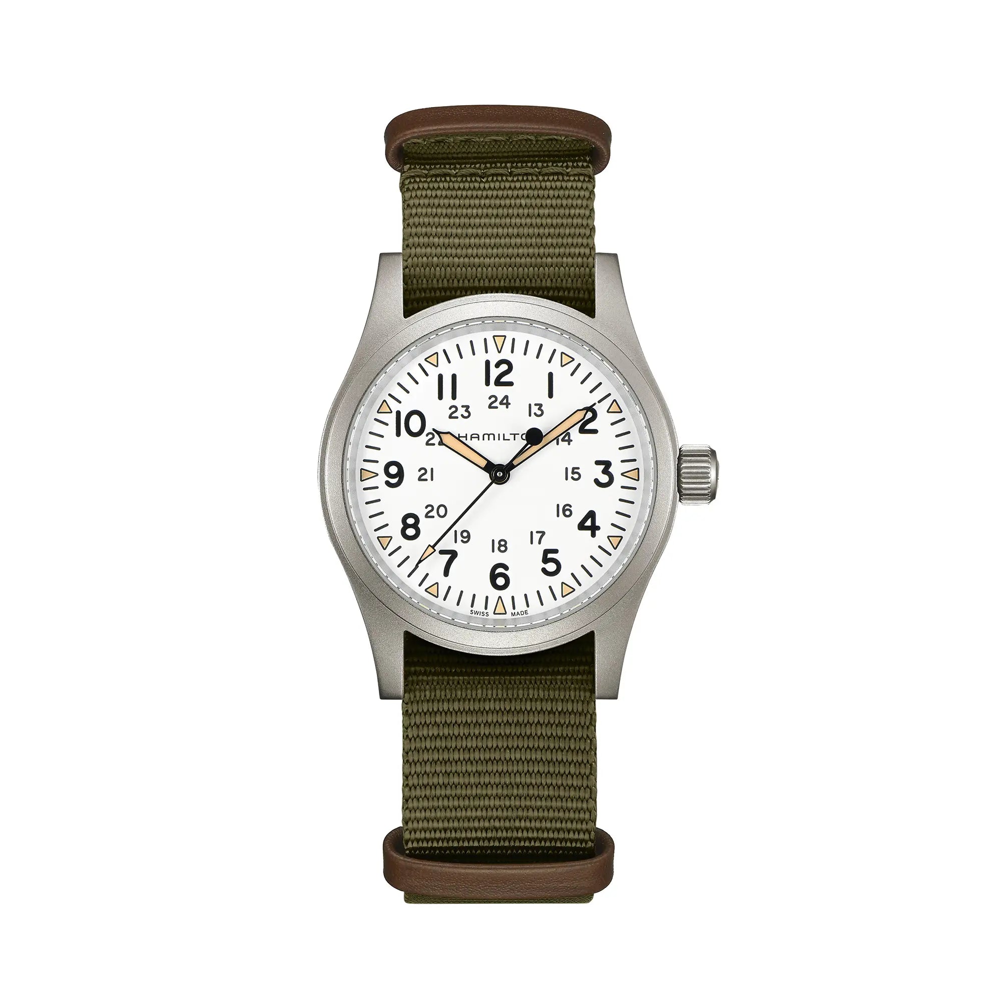 Khaki Field Mechanical | 38mm | weiß