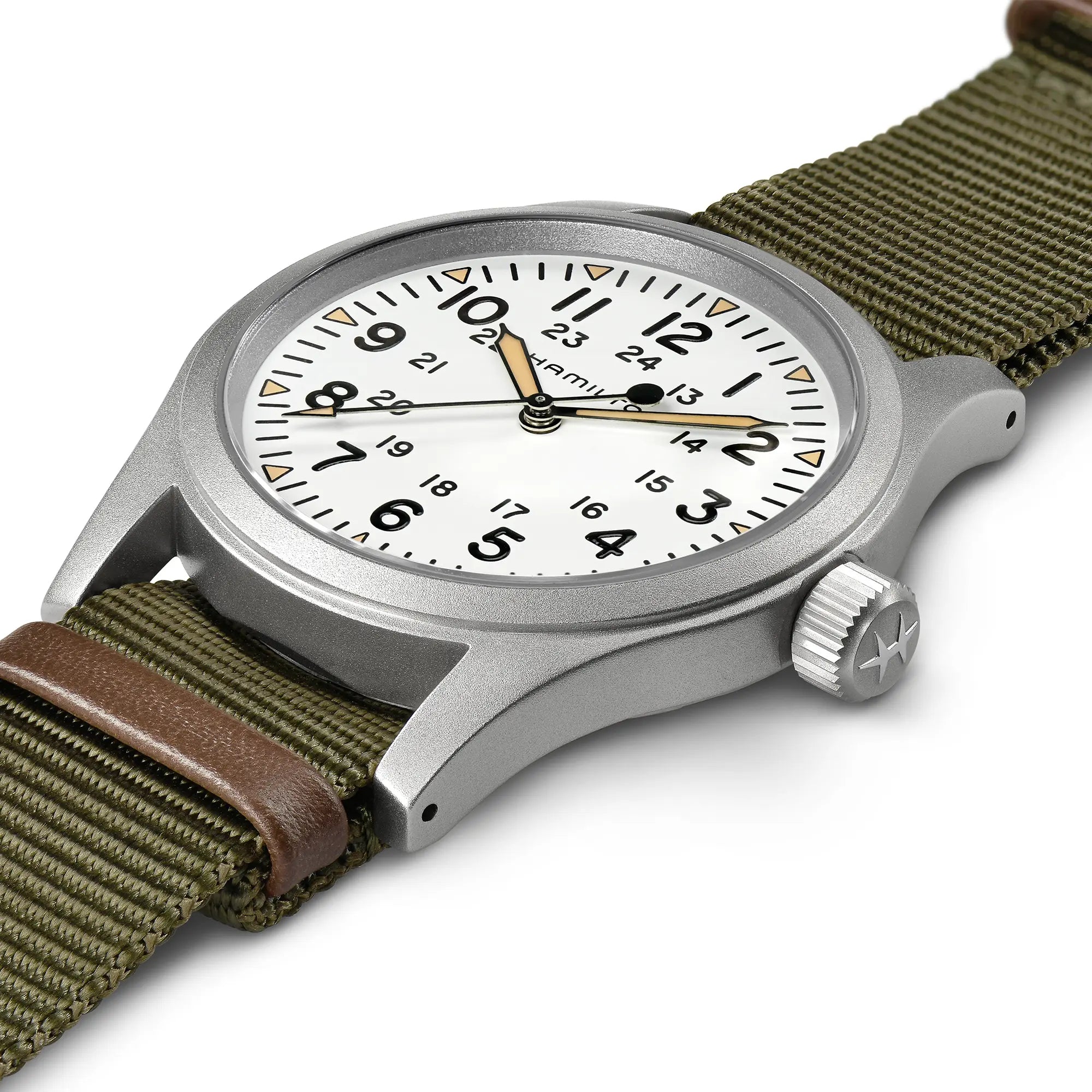 Khaki Field Mechanical | 38mm | weiß