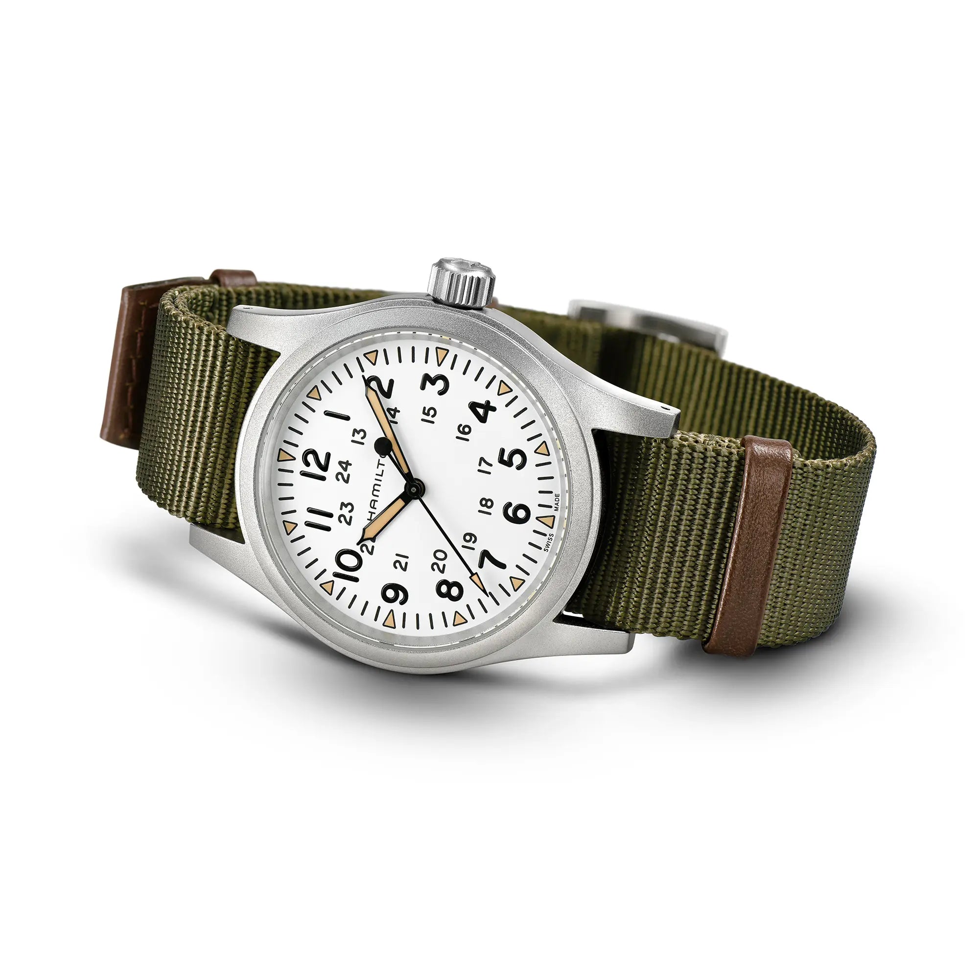 Khaki Field Mechanical | 38mm | weiß