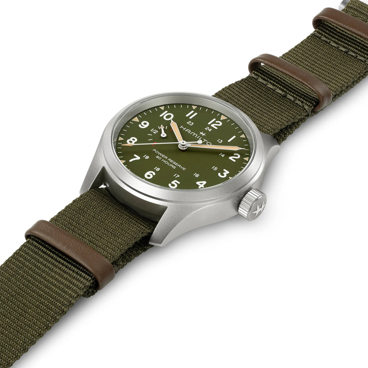 Khaki Field Power Reserve | 40 mm | olivgrün