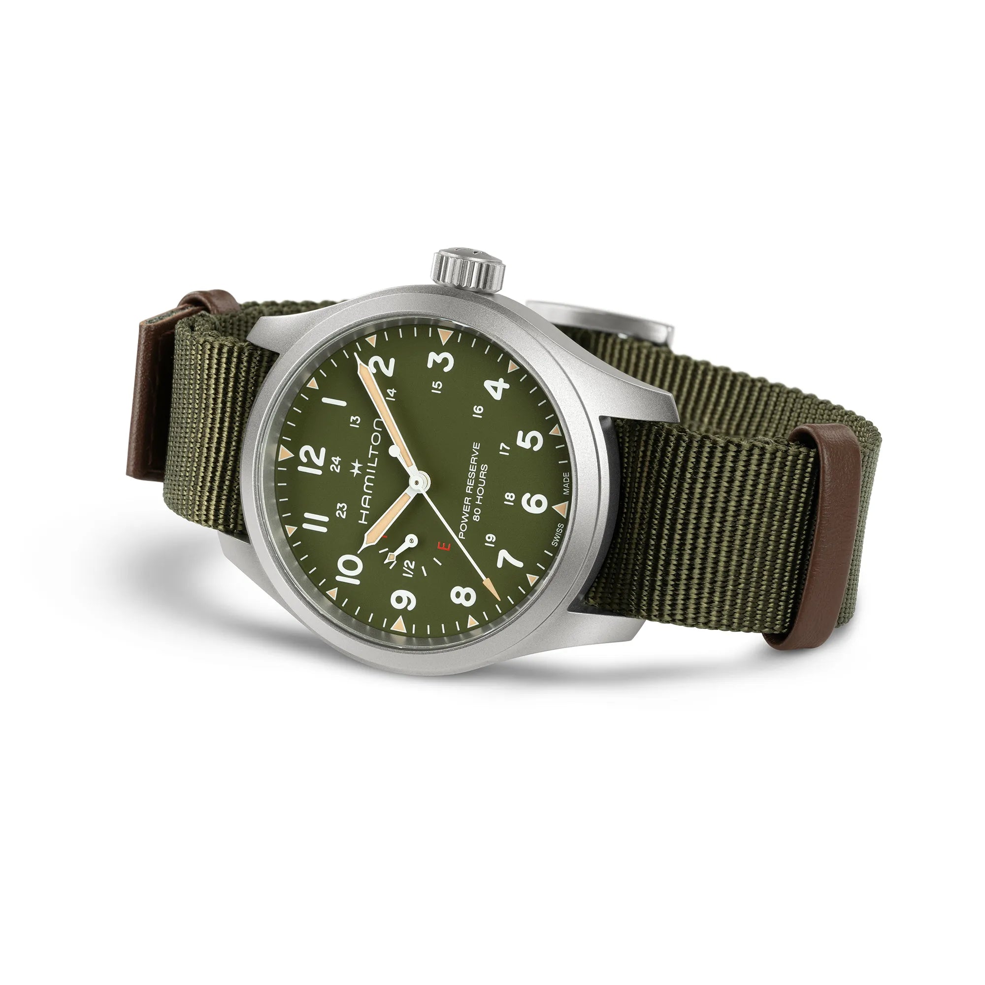 Khaki Field Power Reserve | 40 mm | olivgrün