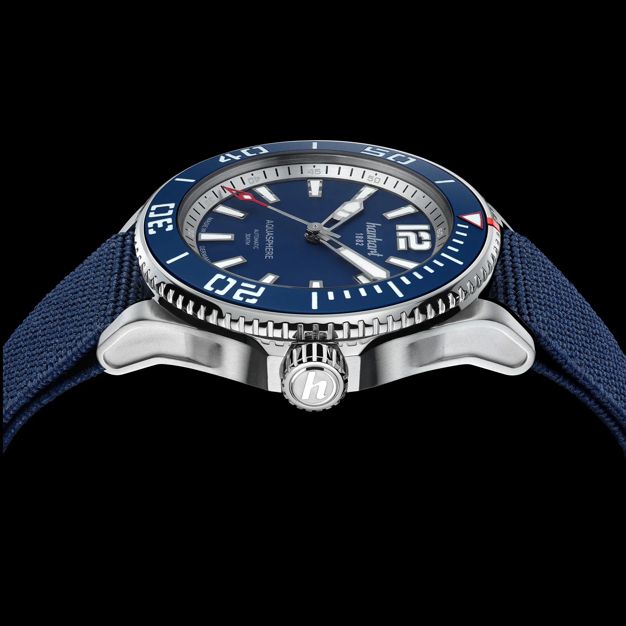 Hanhart AQUASPHERE | FreeFall Blue - 42mm