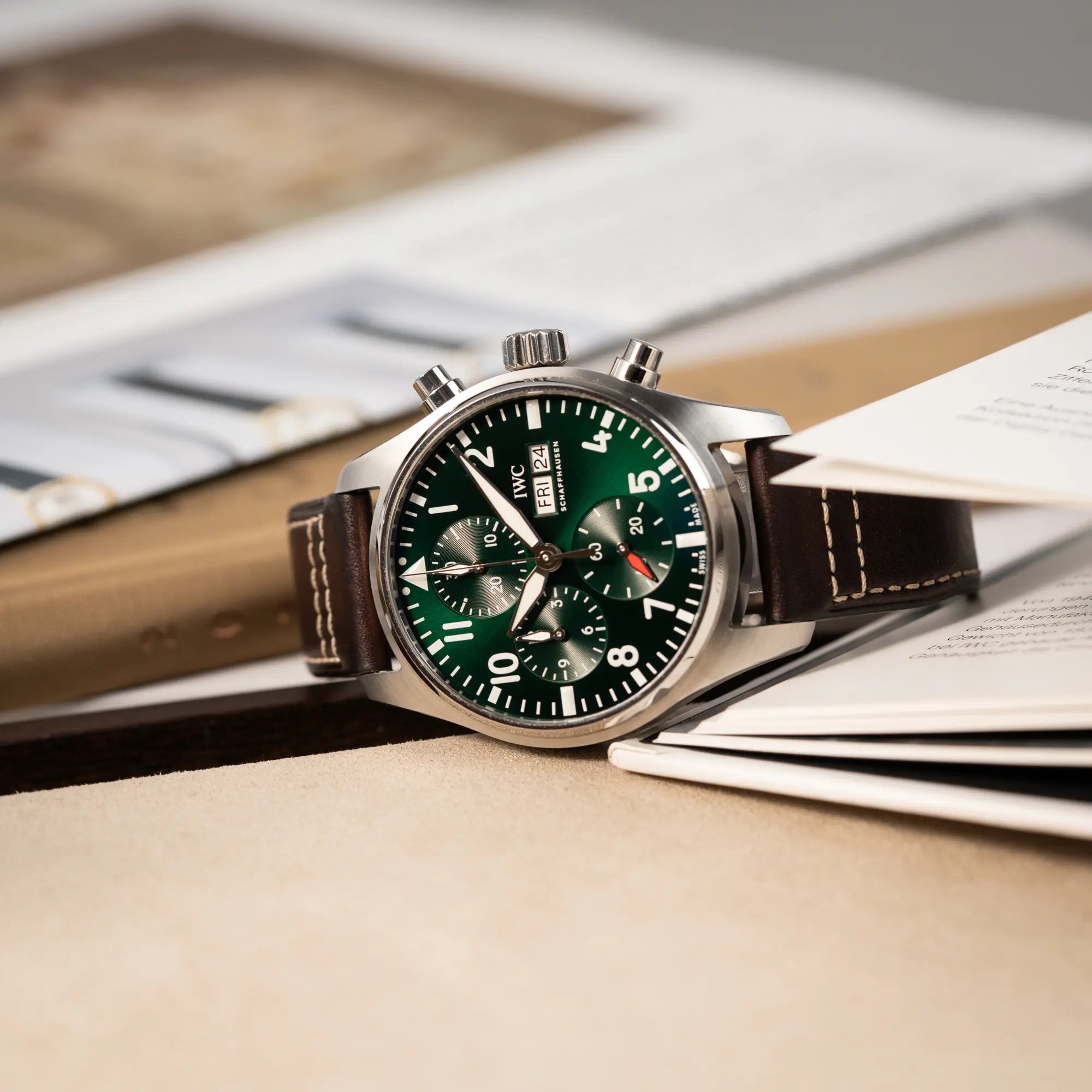 Pilot Fliegeruhr Chronograph | IW388103 | Box & Papiere 2022