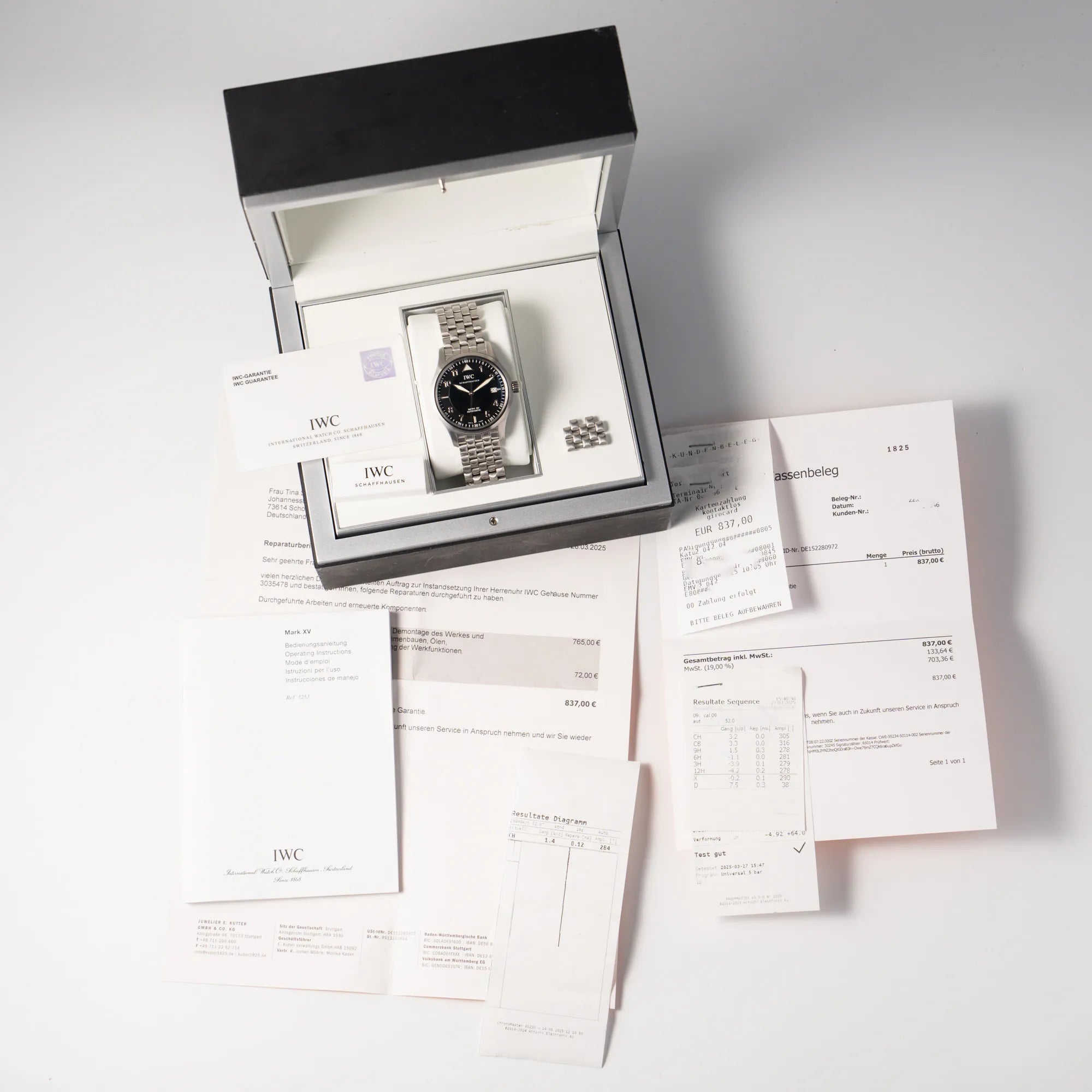 Pilot Mark XV | IW325312 | Box & Papers | Service 2025