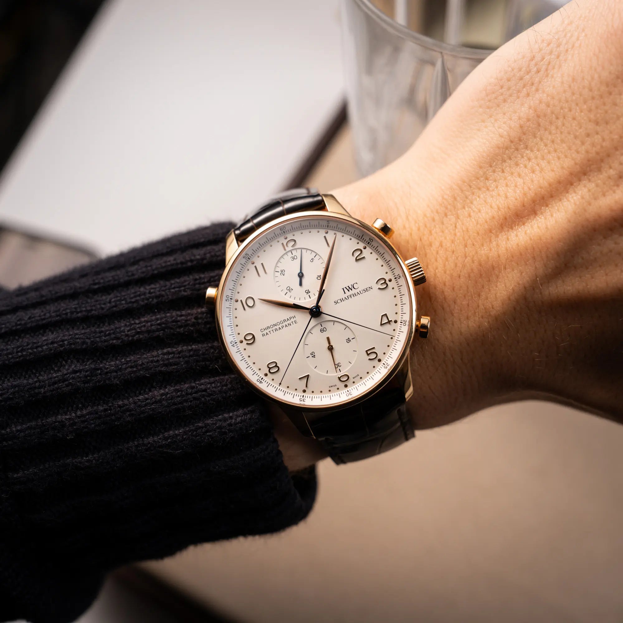 Portugieser Rattrapante Chronograph Rosé | IW3712 | Full-Set