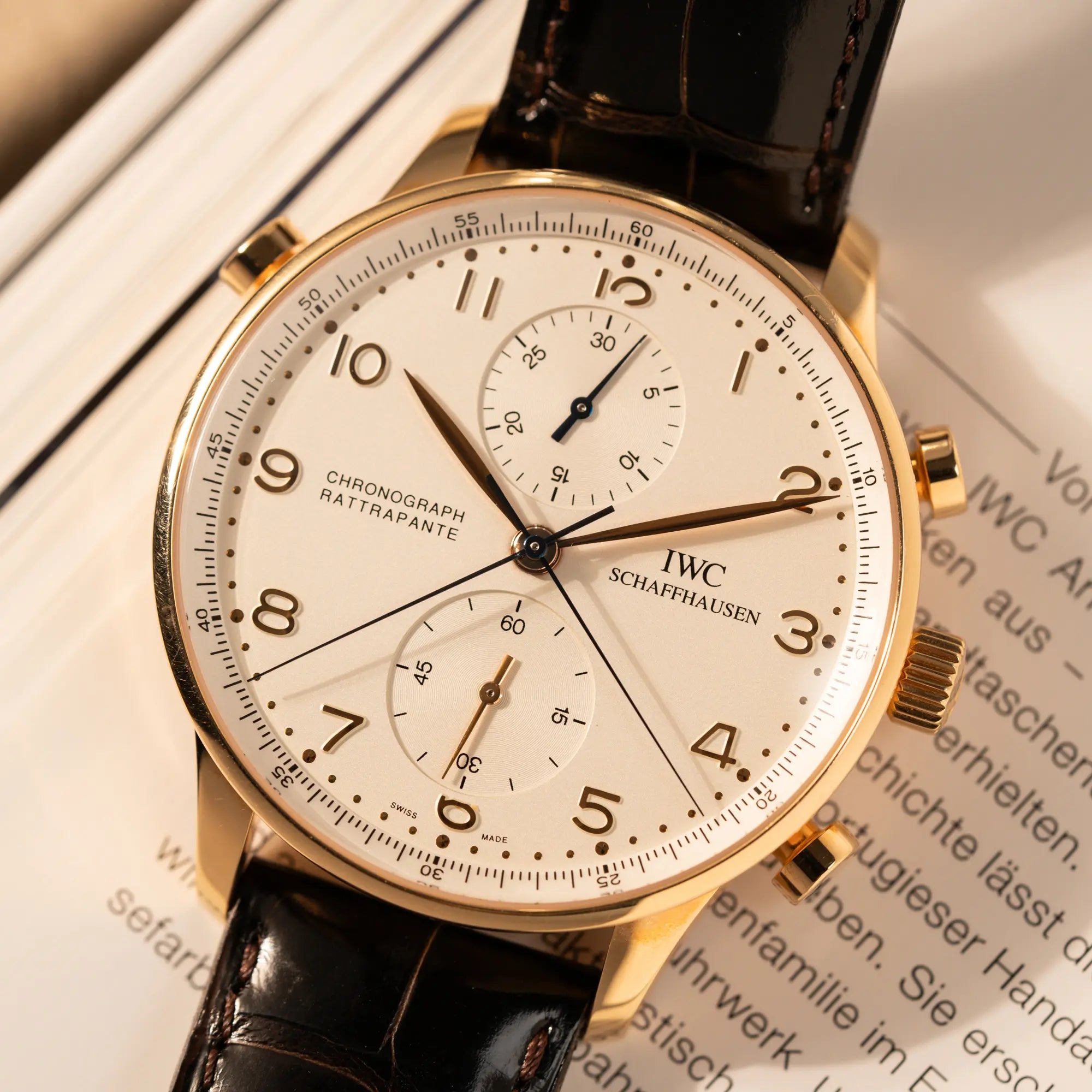 Portugieser Rattrapante Chronograph Rosé | IW3712 | Full-Set