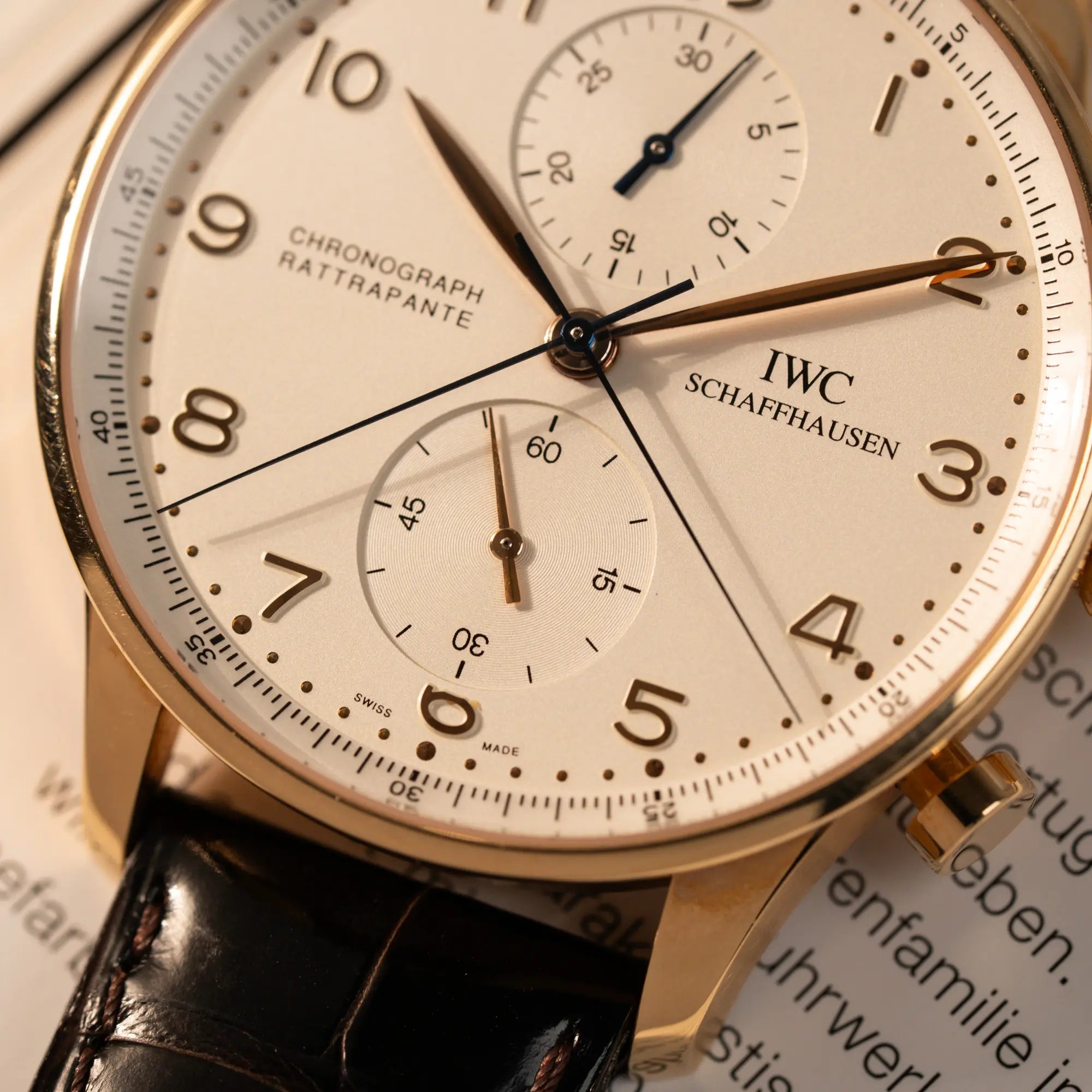 Portugieser Rattrapante Chronograph Rosé | IW3712 | Full-Set