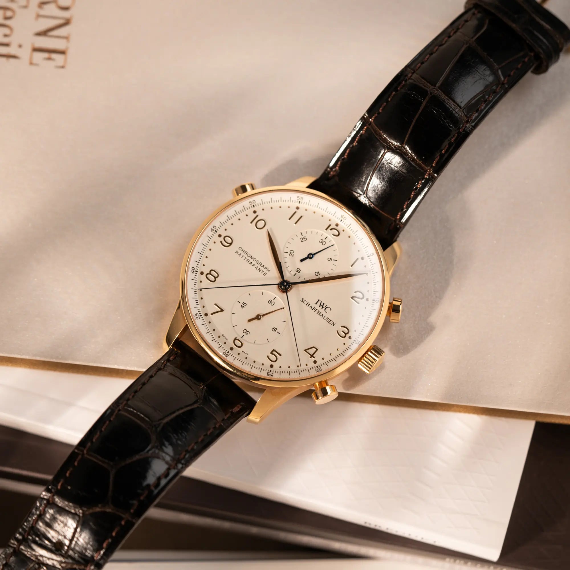 Portugieser Rattrapante Chronograph Rosé | IW3712 | Full-Set