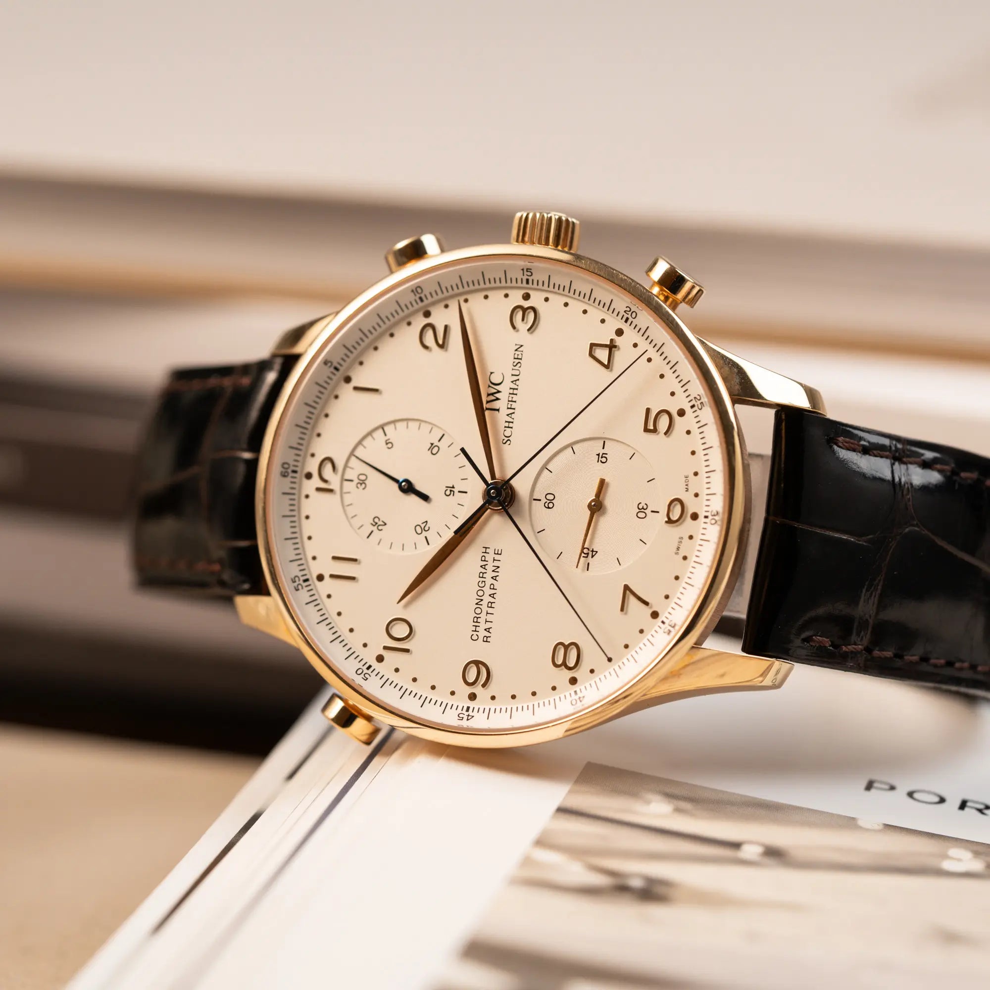 Portugieser Rattrapante Chronograph Rosé | IW3712 | Full-Set