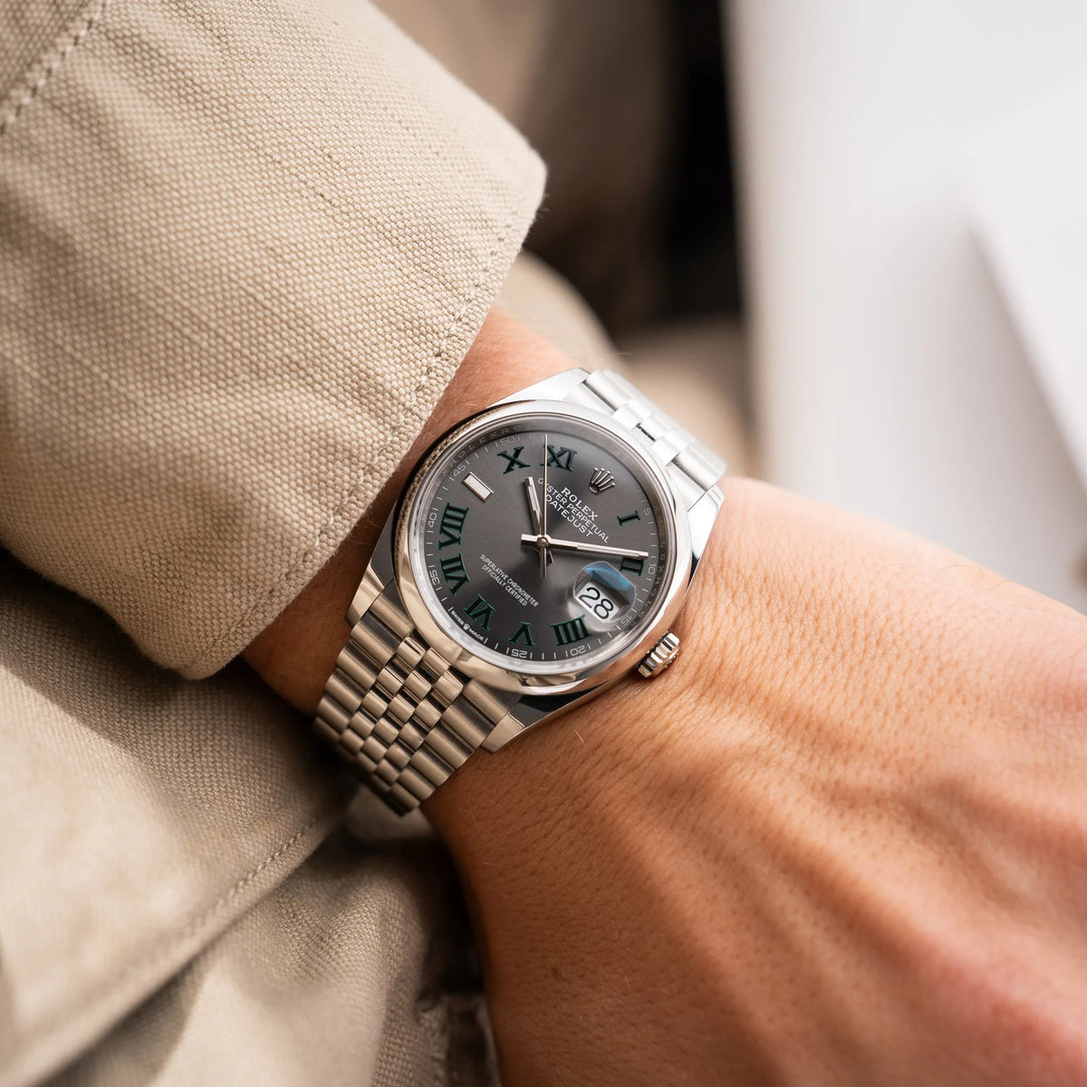 Datejust 36 Wimbledon | 126200 | Box & Papers 2025 | LC100